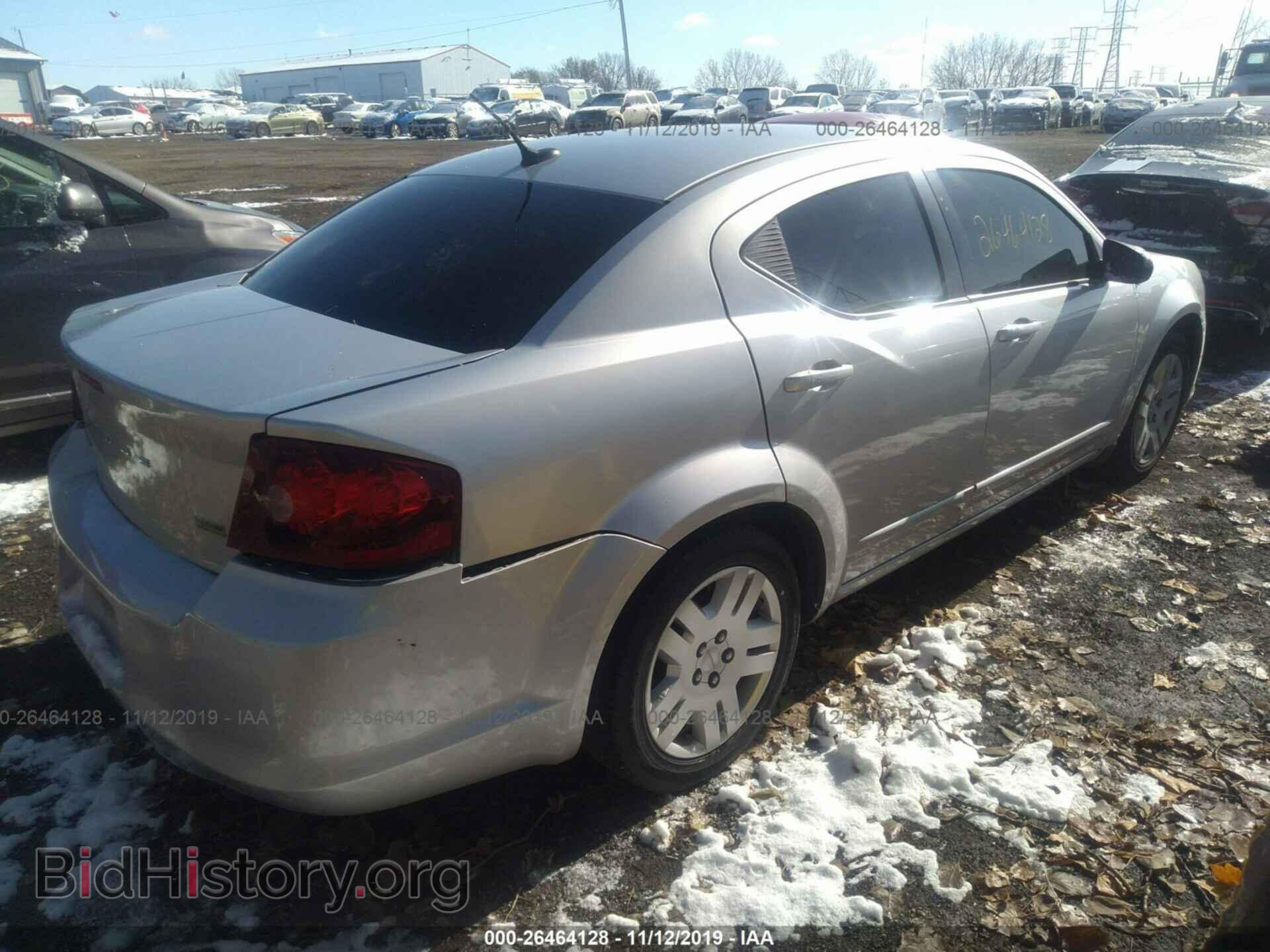 2012 DODGE AVENGER - VIN: 1C3CDZAG2CN258937 - Фото 4