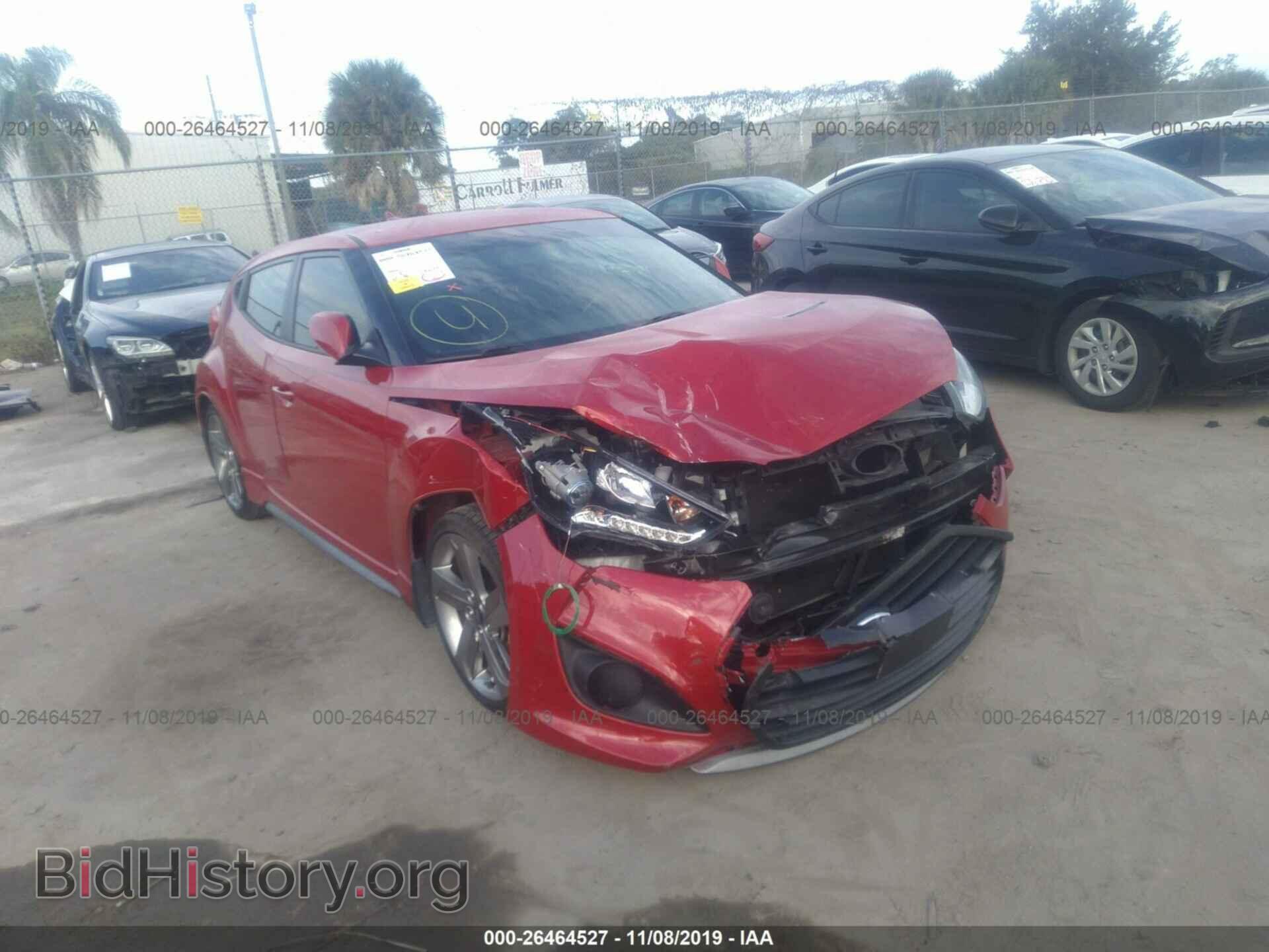 Фотография KMHTC6AEXDU172290 - HYUNDAI VELOSTER 2013