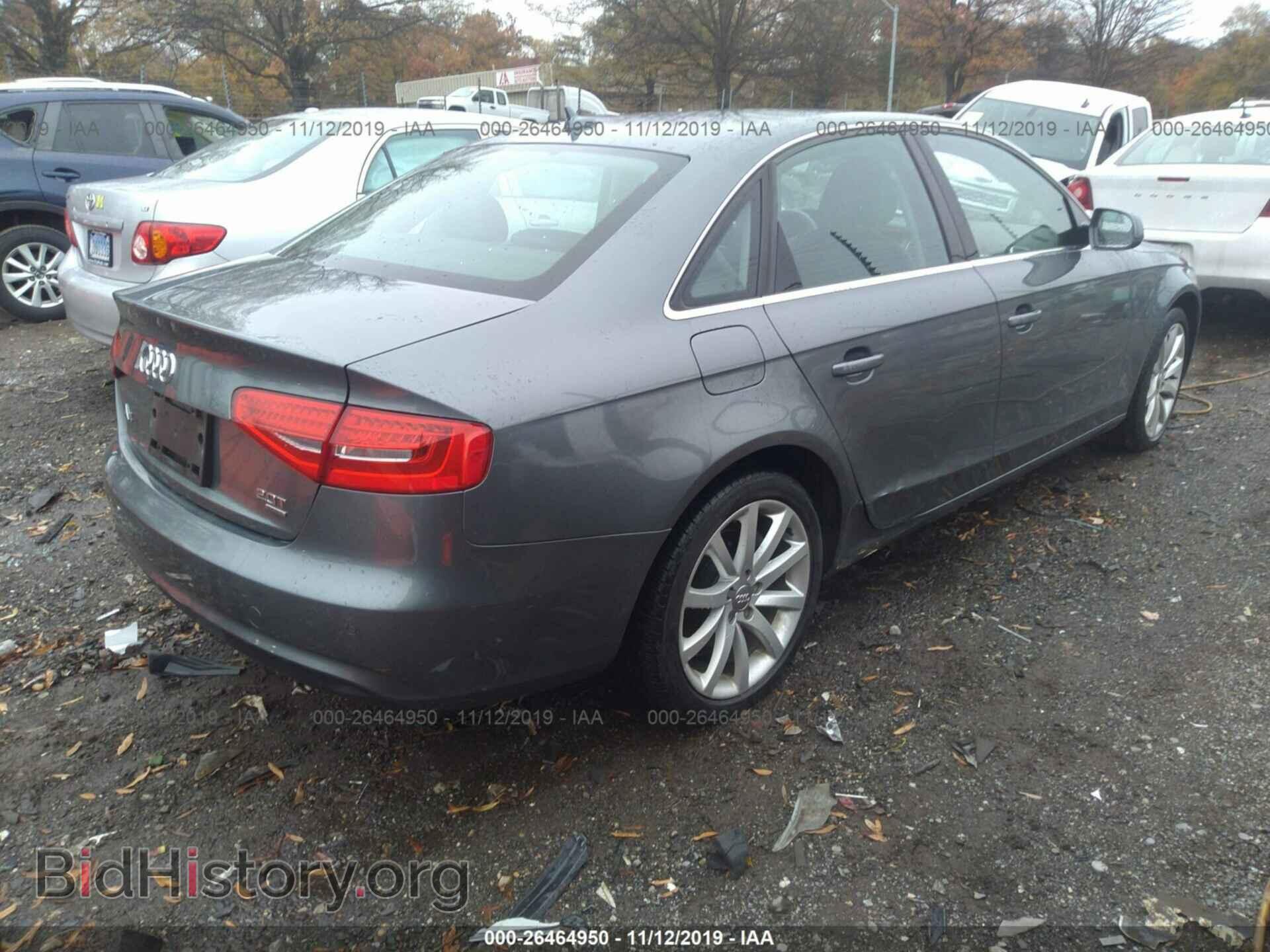 2013 AUDI A4 - VIN: WAUFFAFL2DN016495 - Фото 4