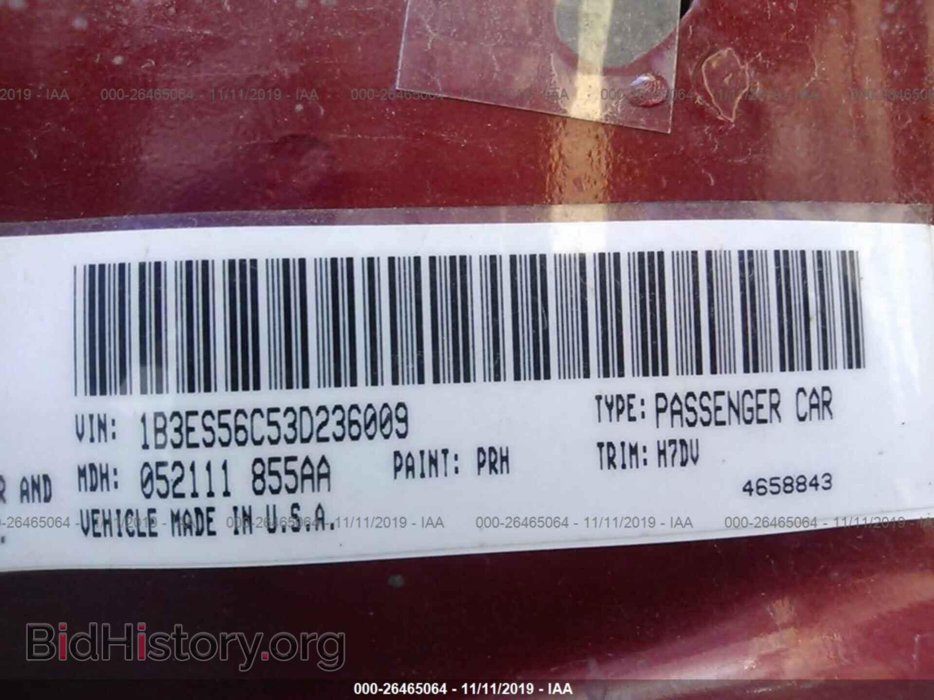 2003 Dodge Neon - VIN: 1B3ES56C53D236009 - Фото 9