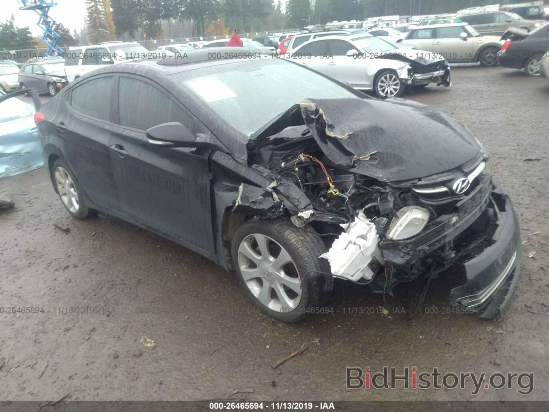 Photo 5NPDH4AE9CH133987 - HYUNDAI ELANTRA 2012