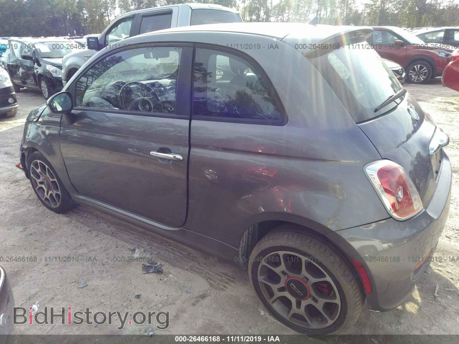 2012 FIAT 500 - VIN: 3C3CFFBR2CT126172 - Фото 3