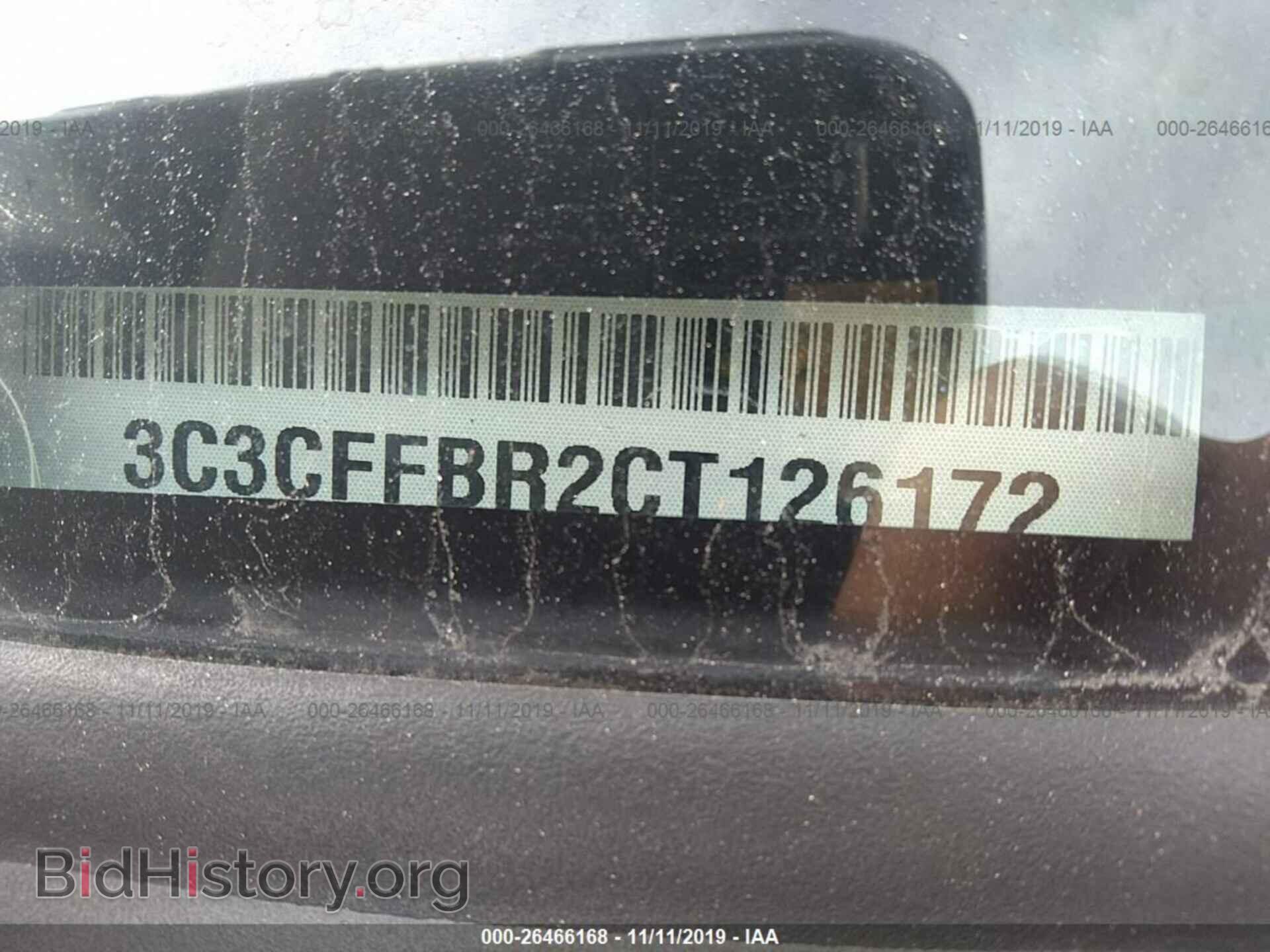 2012 FIAT 500 - VIN: 3C3CFFBR2CT126172 - Фото 9