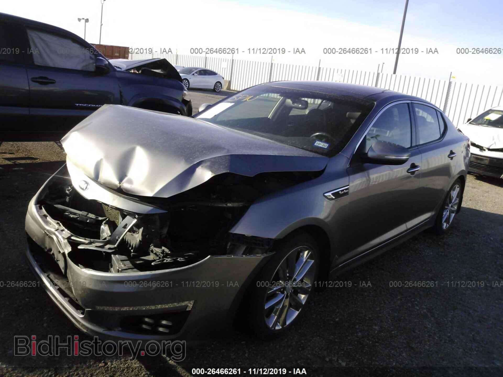 2015 KIA OPTIMA - VIN: 5XXGR4A63FG379808 - Фото 2