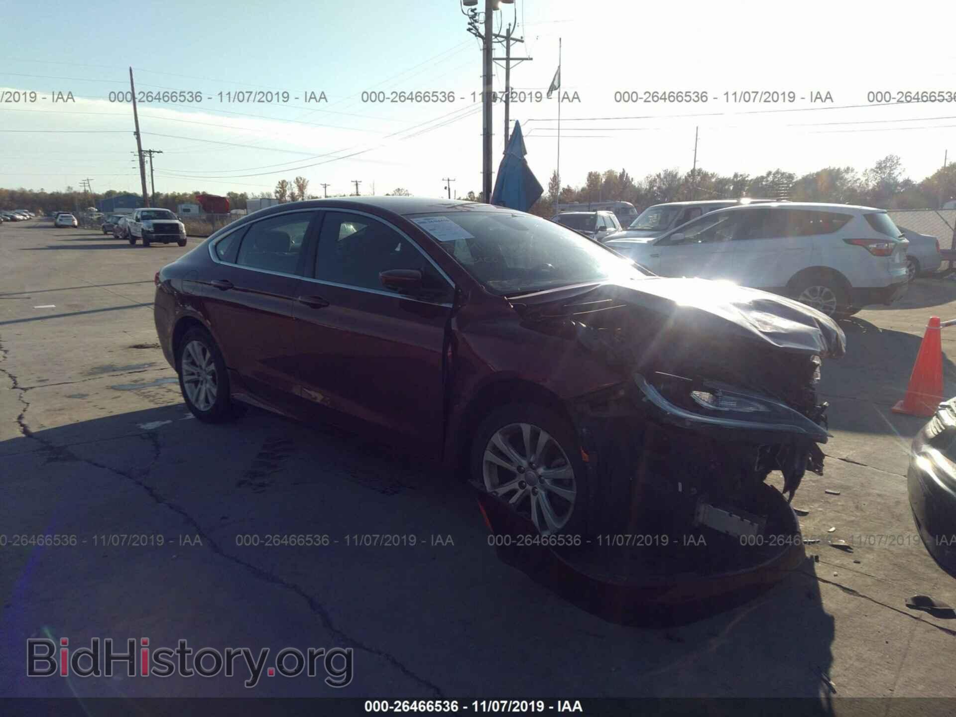 Photo 1C3CCCAB2FN598498 - CHRYSLER 200 2015