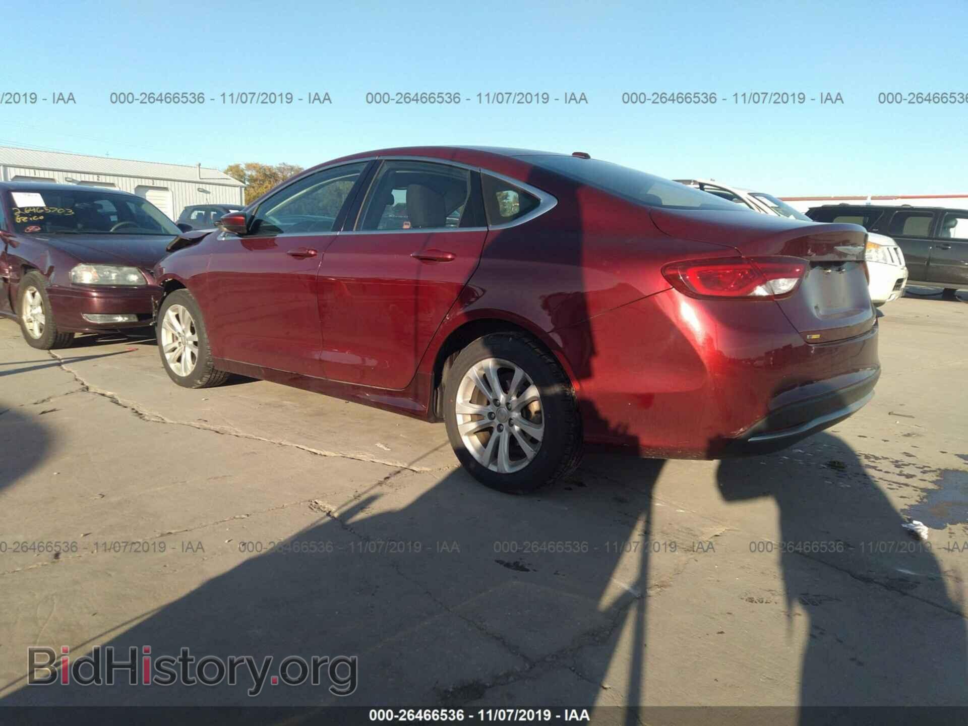 2015 CHRYSLER 200 - VIN: 1C3CCCAB2FN598498 - Фото 3
