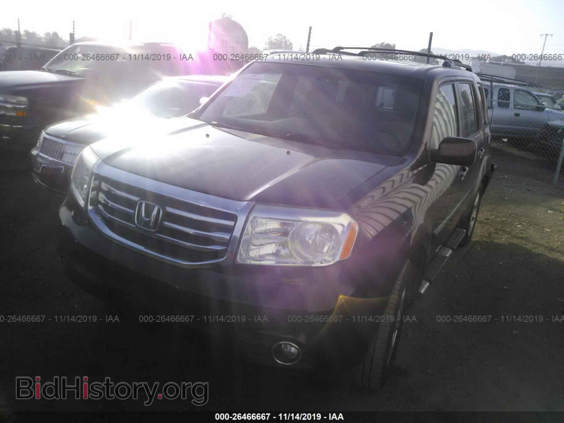 2012 HONDA PILOT - VIN: 5FNYF4H56CB012524 - Фото 2