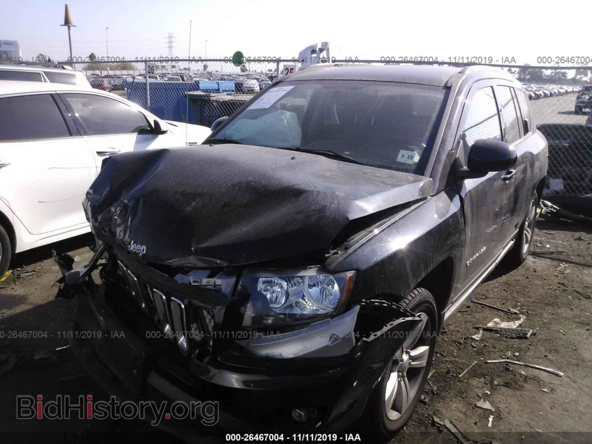 2014 JEEP COMPASS - VIN: 1C4NJDEB3ED500559 - Фото 2
