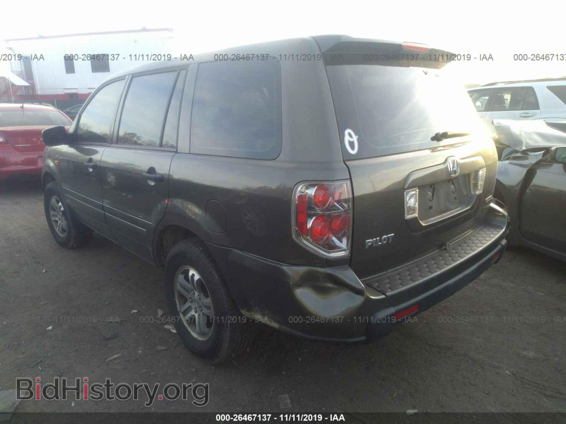2006 HONDA PILOT - VIN: 5FNYF18106B024443 - Фото 3