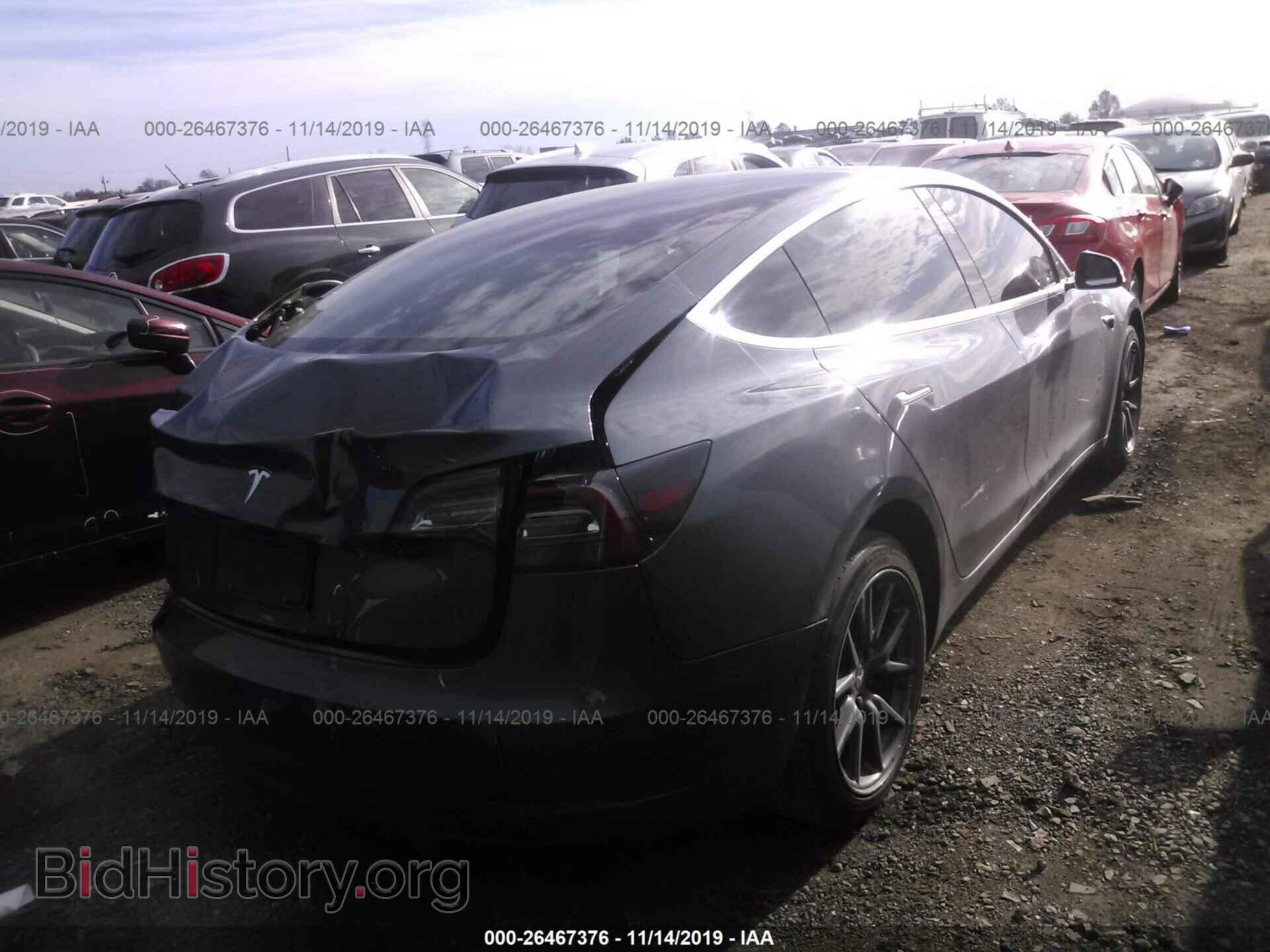 2019 TESLA MODEL 3 - VIN: 5YJ3E1EA2KF307373 - Фото 4