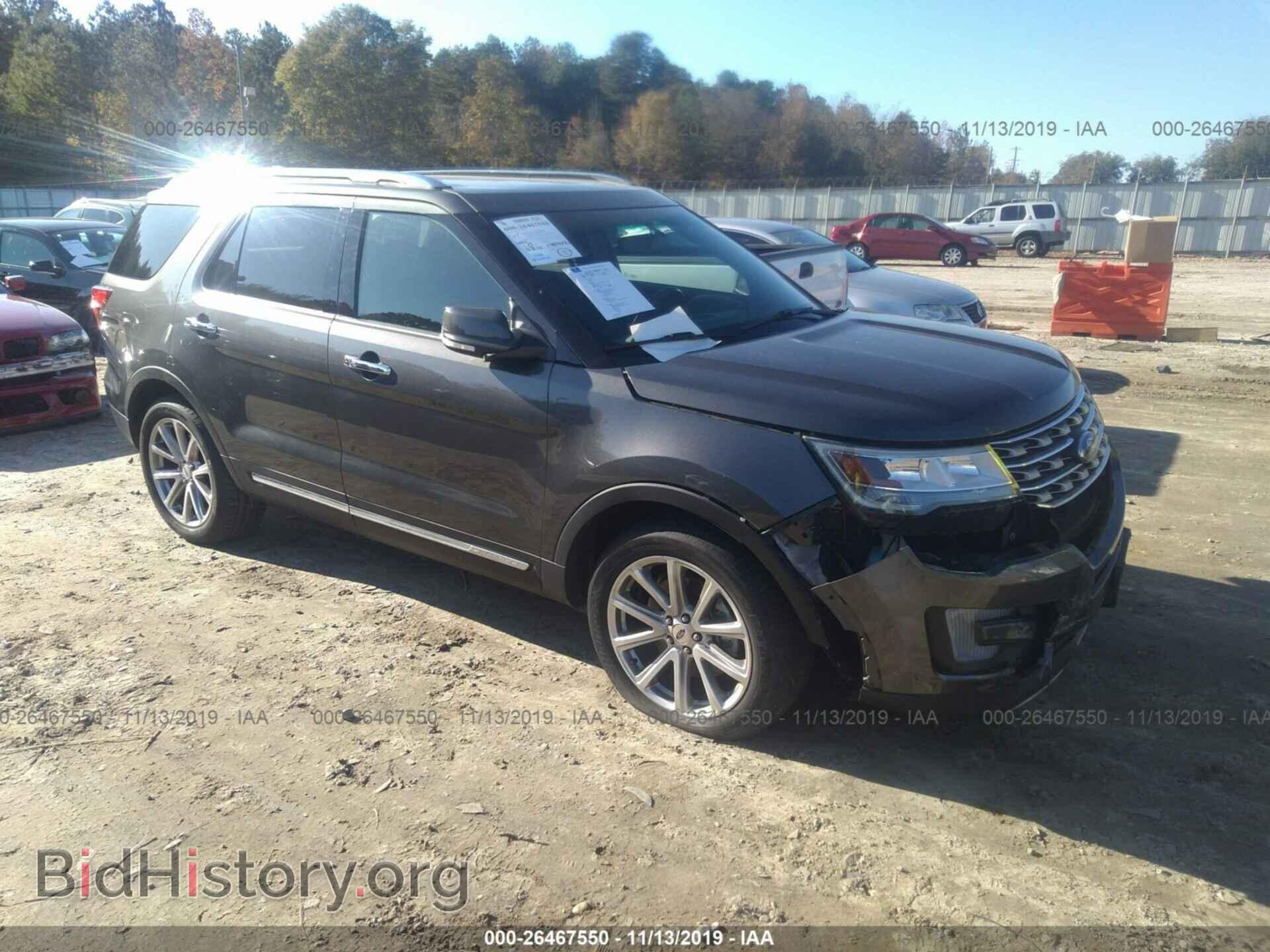 Фотография 1FM5K8F84GGC49636 - FORD EXPLORER 2016