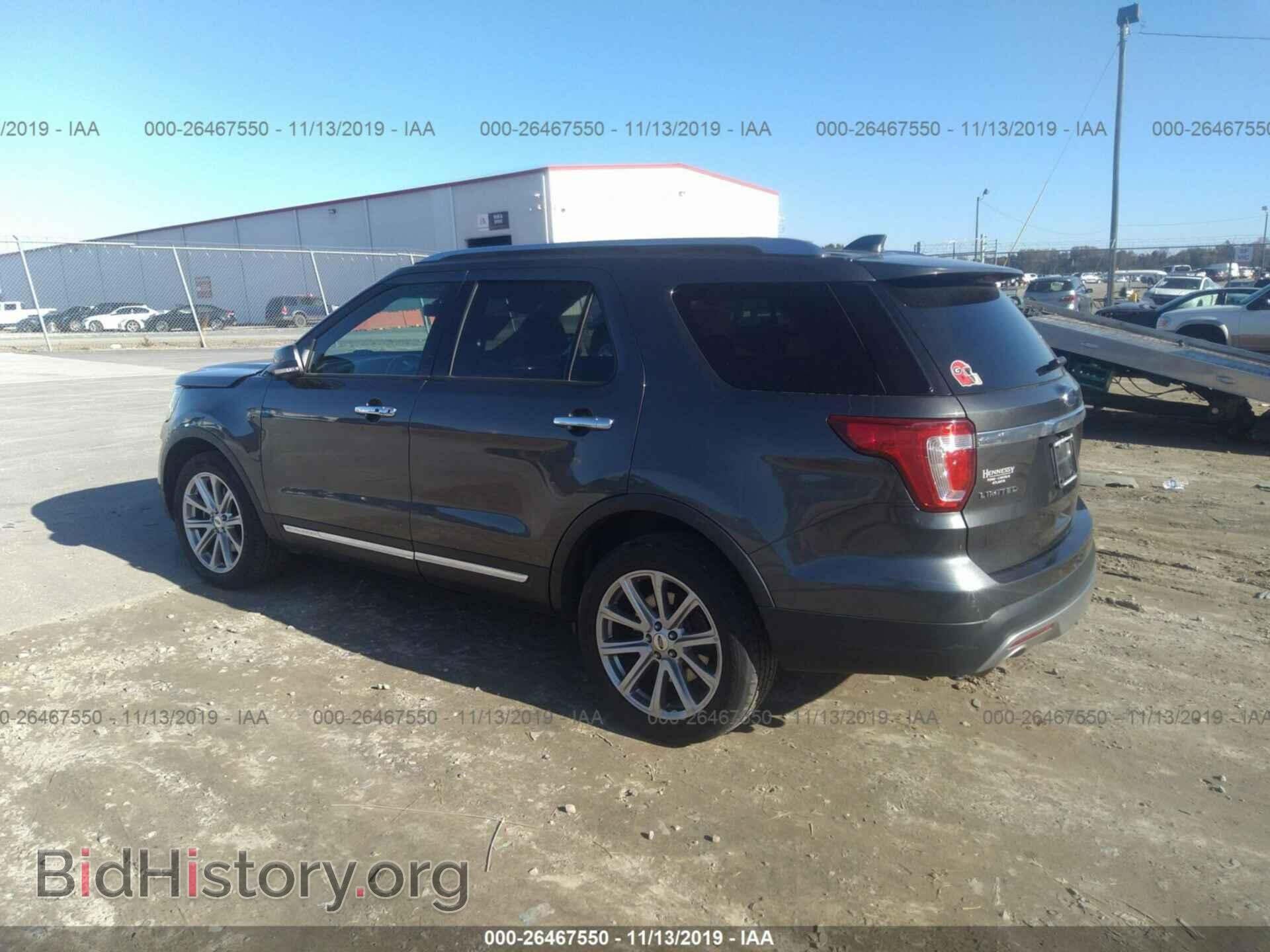 2016 FORD EXPLORER - VIN: 1FM5K8F84GGC49636 - Фото 3