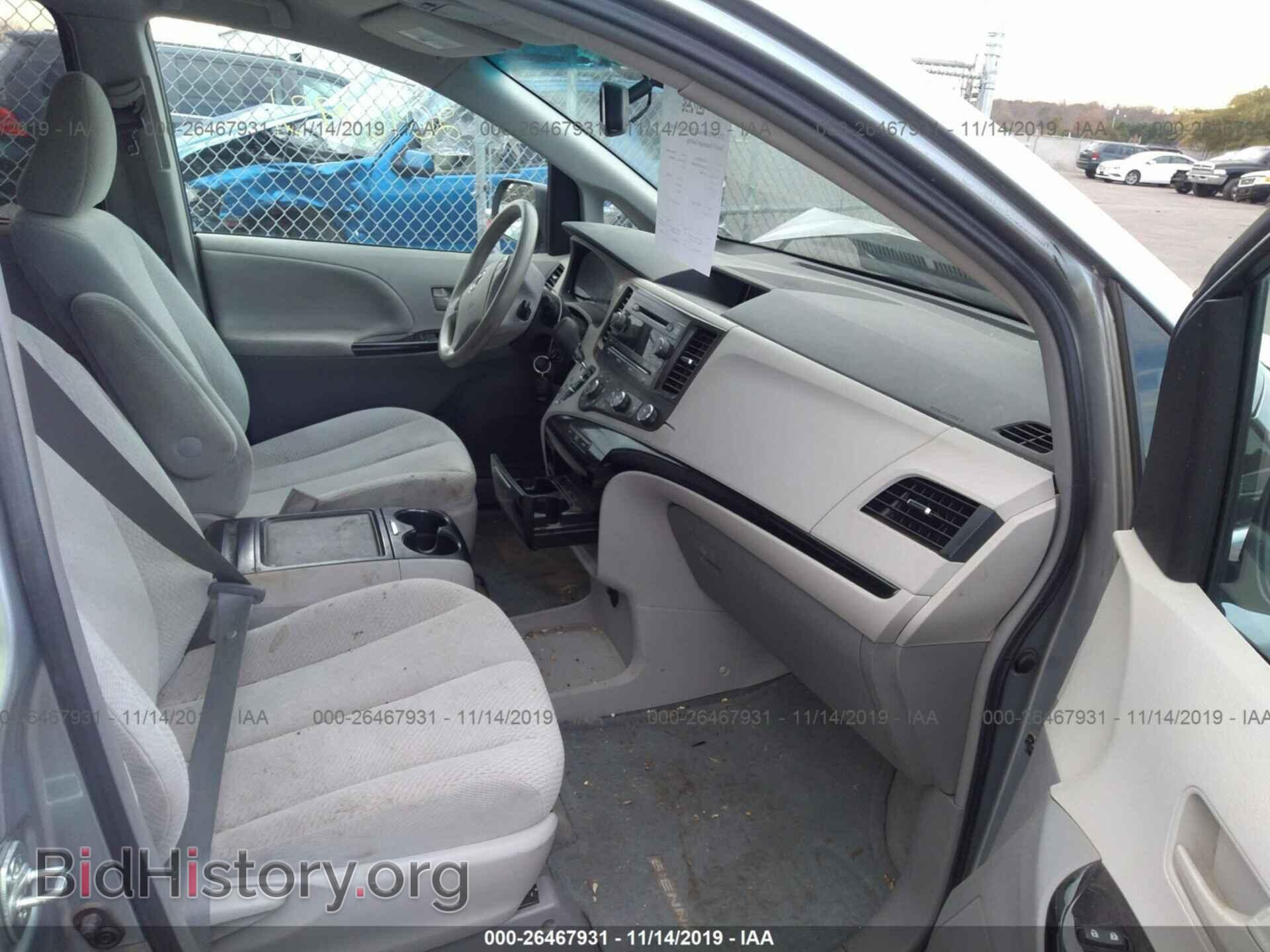2012 TOYOTA SIENNA - VIN: 5TDKK3DC5CS226884 - Фото 5