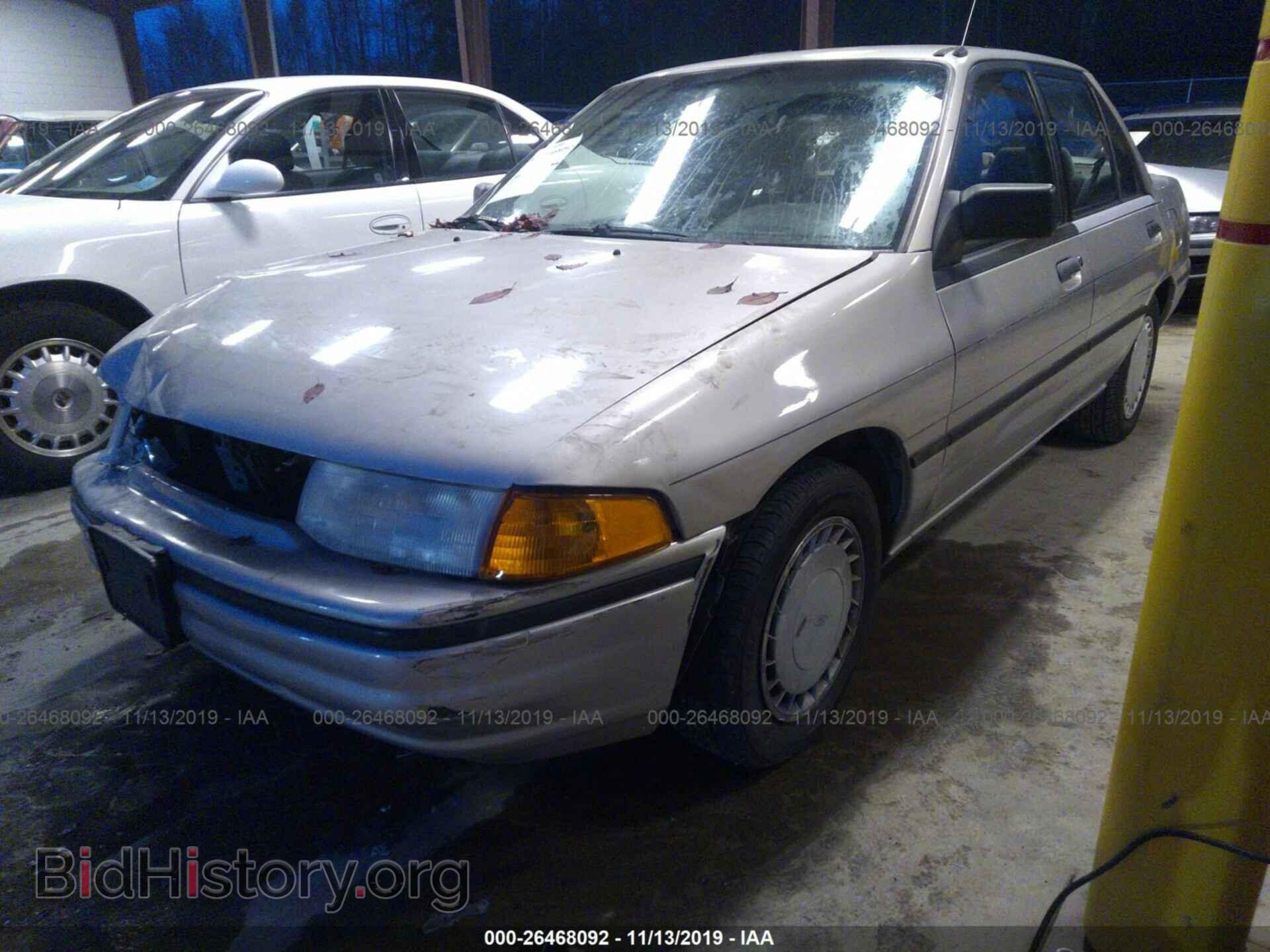 1992 FORD ESCORT - VIN: 3FAPP13J1NR145596 - Фото 2