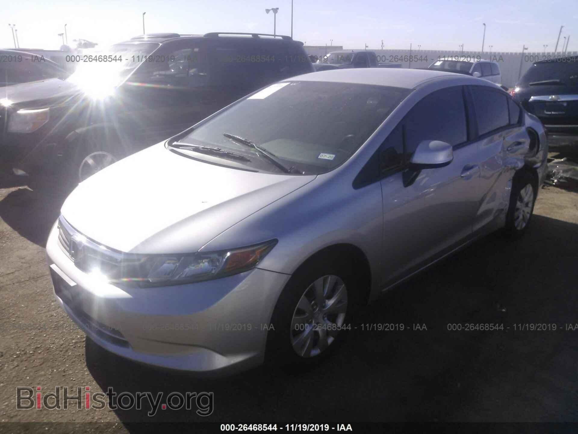 2012 HONDA CIVIC - VIN: 19XFB2F55CE091328 - Фото 2