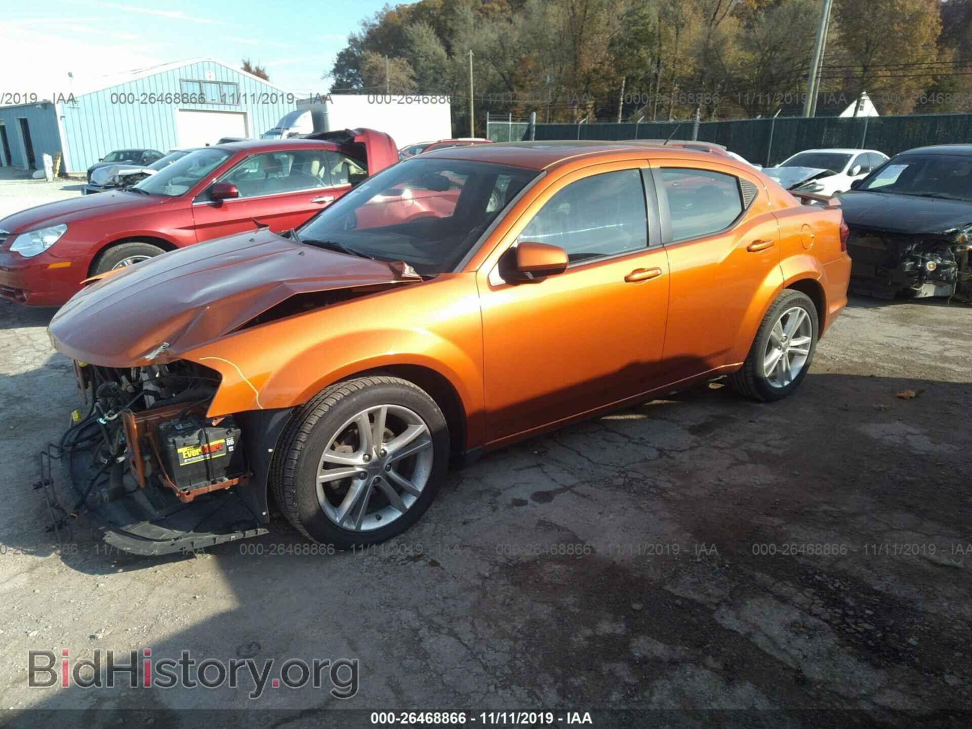2011 DODGE AVENGER - VIN: 1B3BD1FGXBN605643 - Фото 2