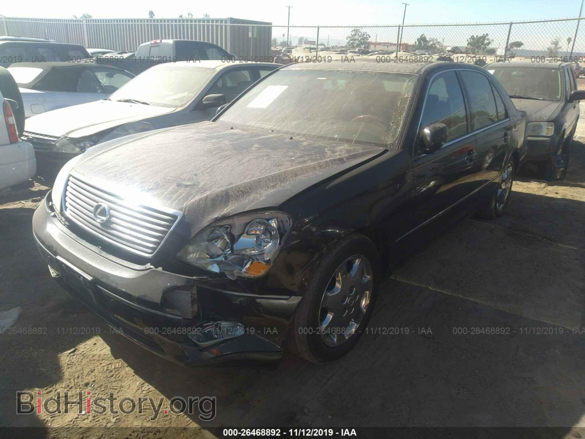 2001 LEXUS LS - VIN: JTHBN30F710031844 - Фото 2