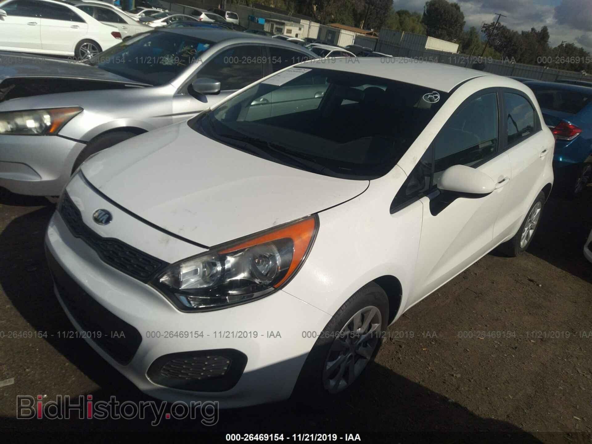 2013 KIA RIO - VIN: KNADM5A3XD6284751 - Фото 2