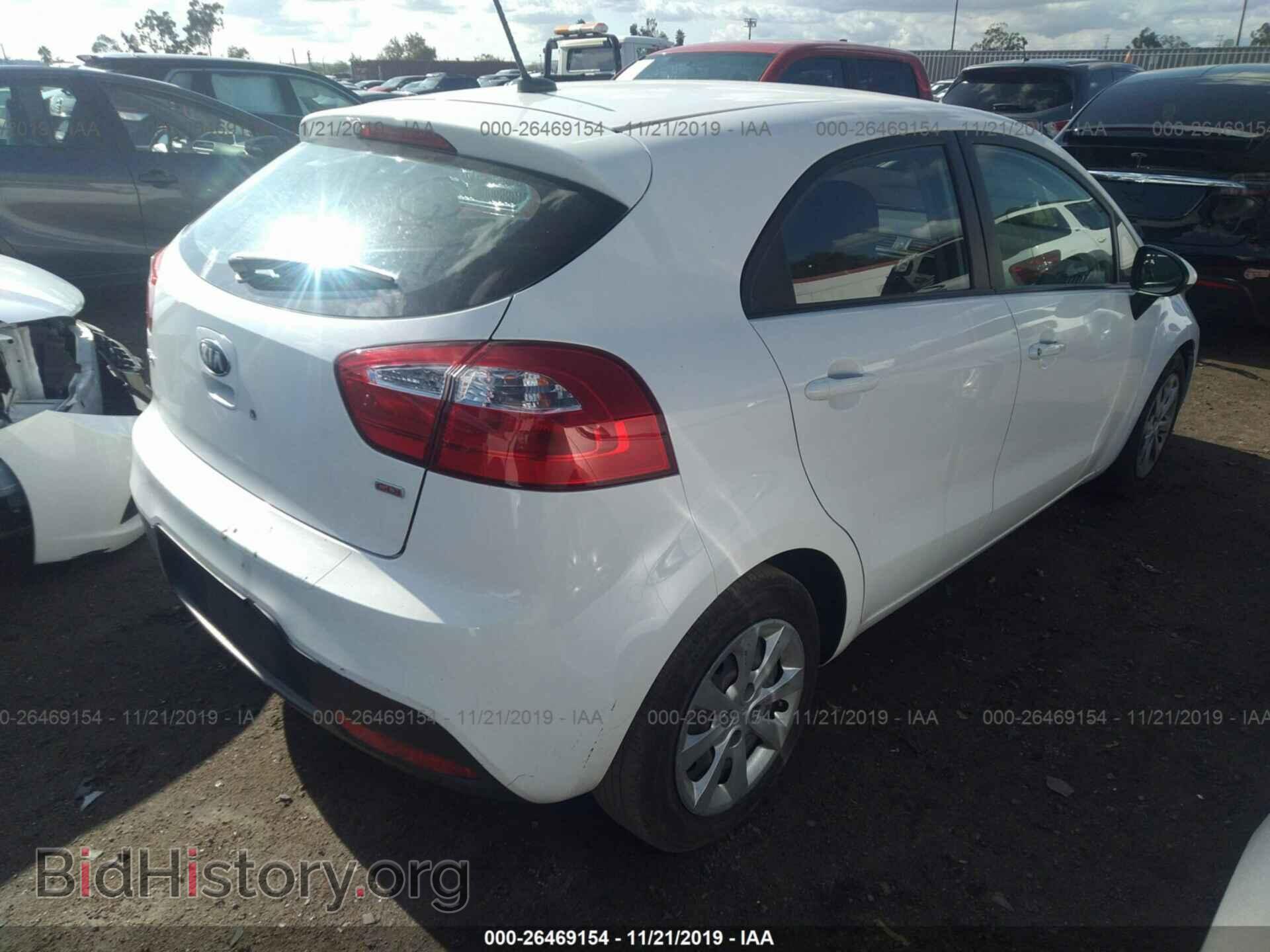 2013 KIA RIO - VIN: KNADM5A3XD6284751 - Фото 4