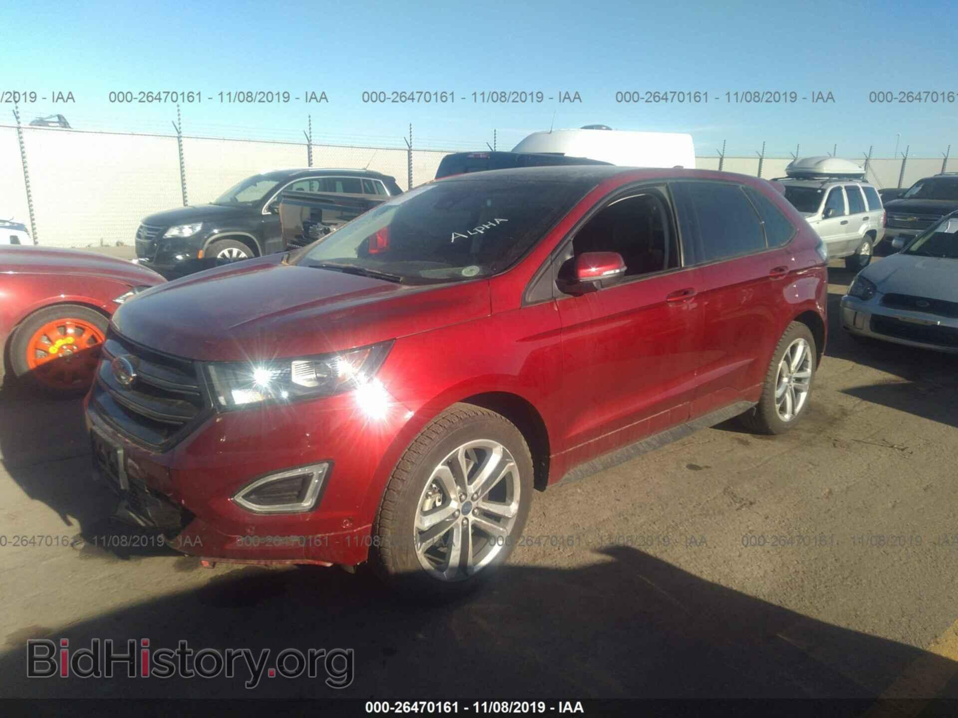 2016 FORD EDGE - VIN: 2FMPK4AP2GBB66584 - Фото 2