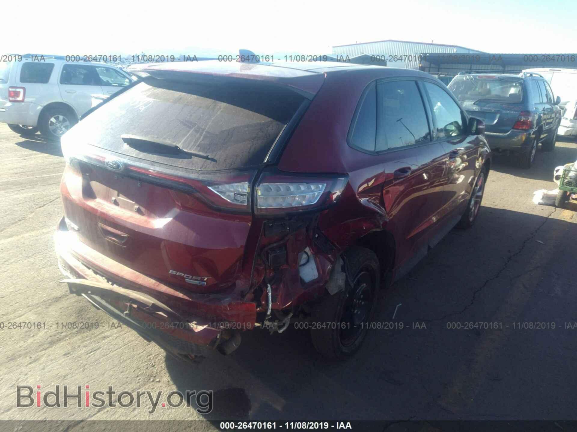 2016 FORD EDGE - VIN: 2FMPK4AP2GBB66584 - Фото 4