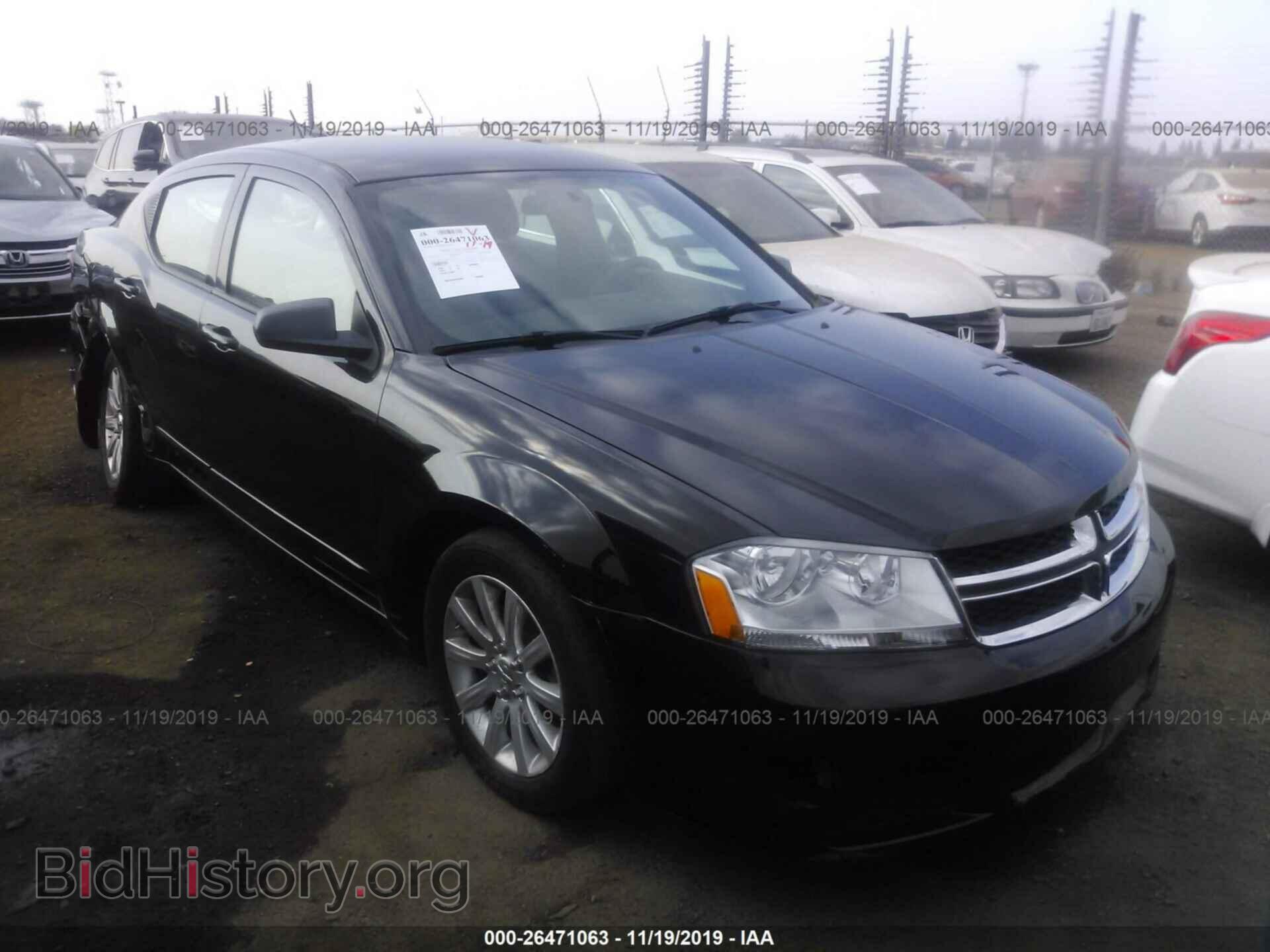 Photo 1C3CDZAB0EN195652 - DODGE AVENGER 2014