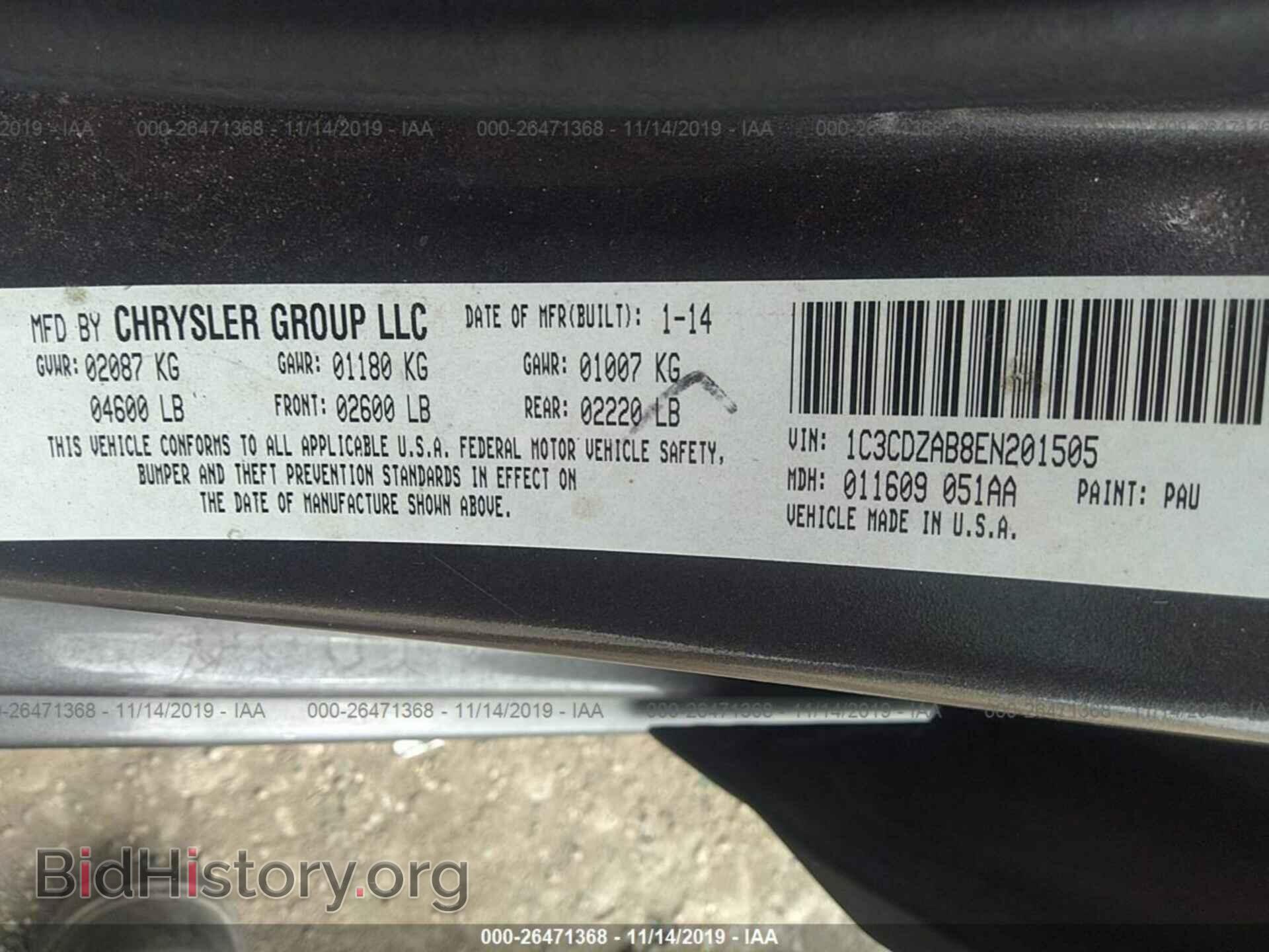 2014 Dodge Avenger - VIN: 1C3CDZAB8EN201505 - Photo 9