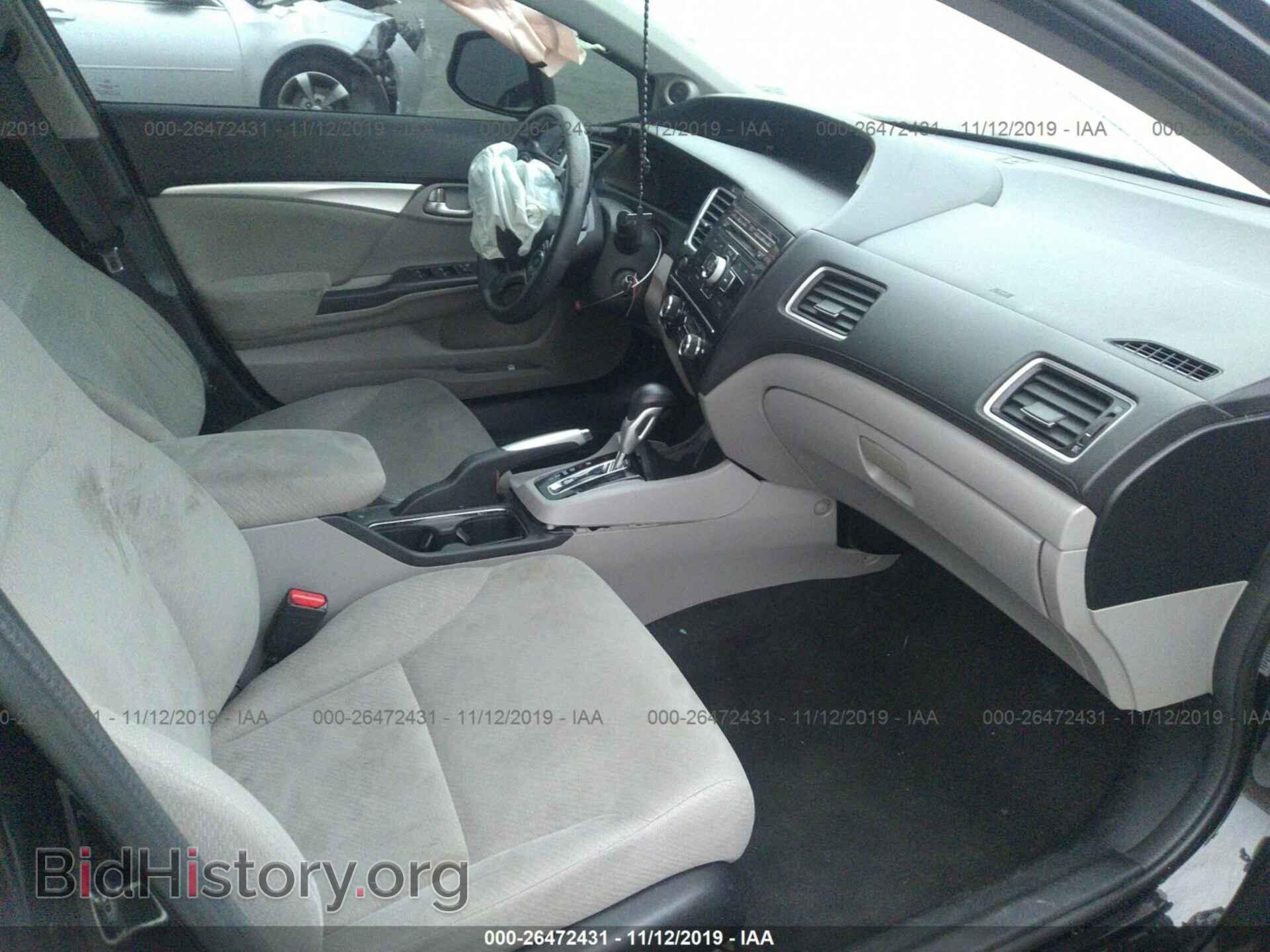 2013 HONDA CIVIC - VIN: 19XFB2F84DE279737 - Фото 4