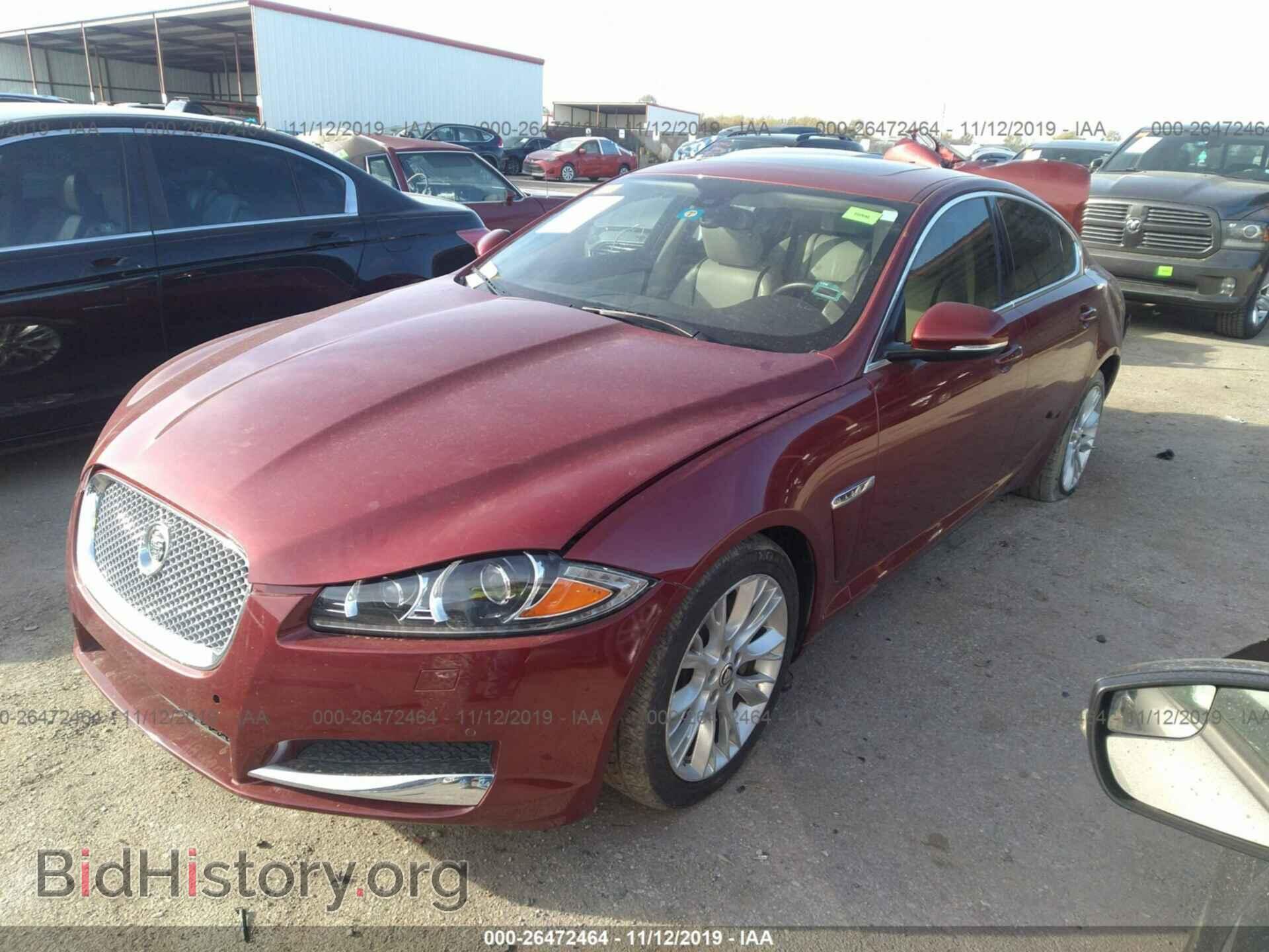 2013 JAGUAR XF - VIN: SAJWA0E71D8S65564 - Фото 2