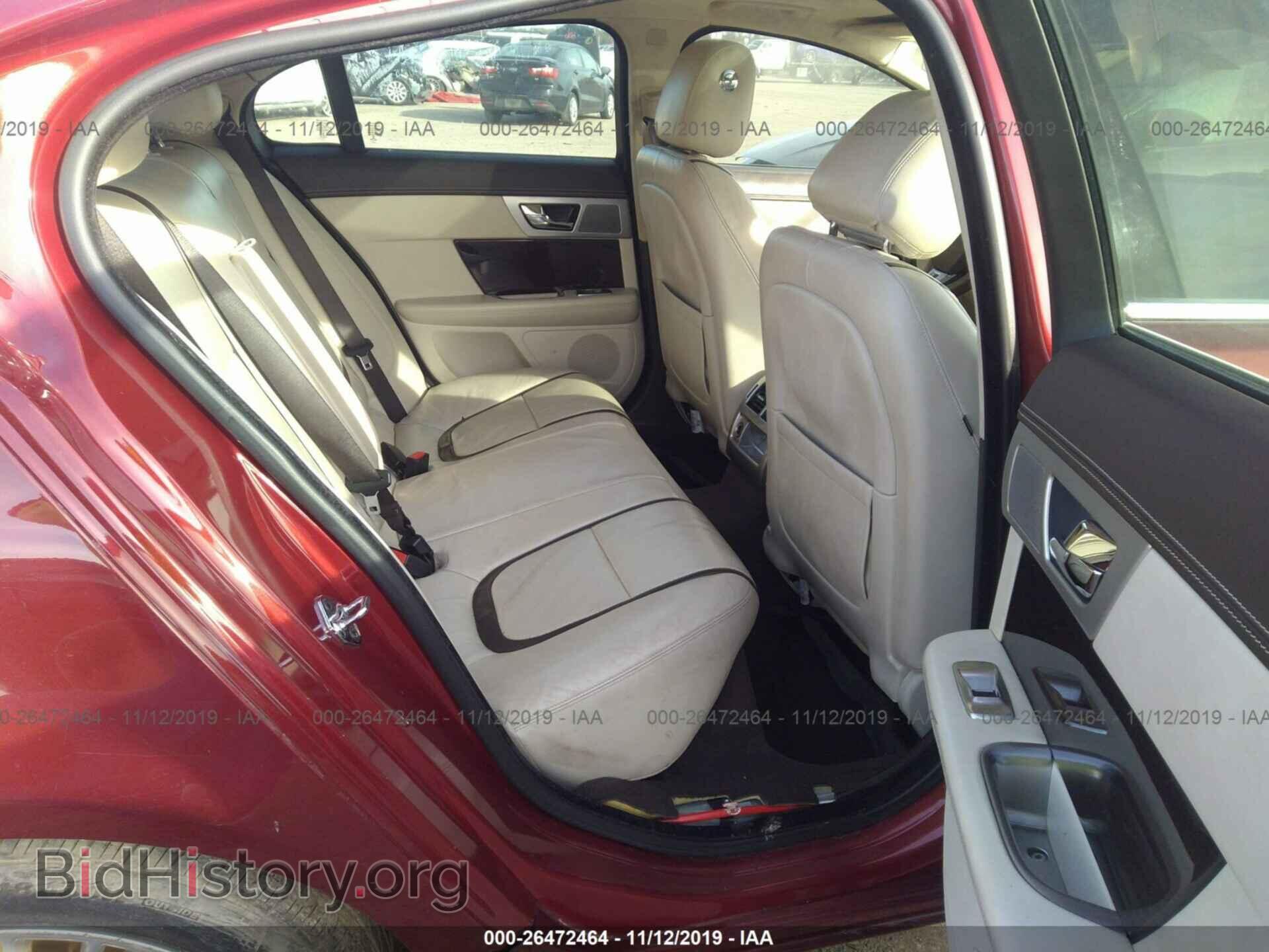 2013 JAGUAR XF - VIN: SAJWA0E71D8S65564 - Фото 8