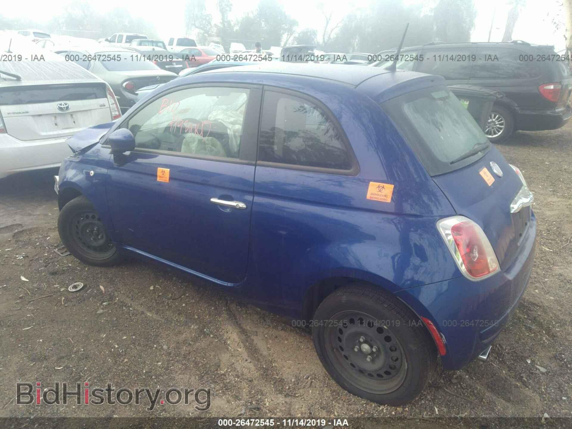 2012 FIAT 500 - VIN: 3C3CFFAR3CT310408 - Фото 3