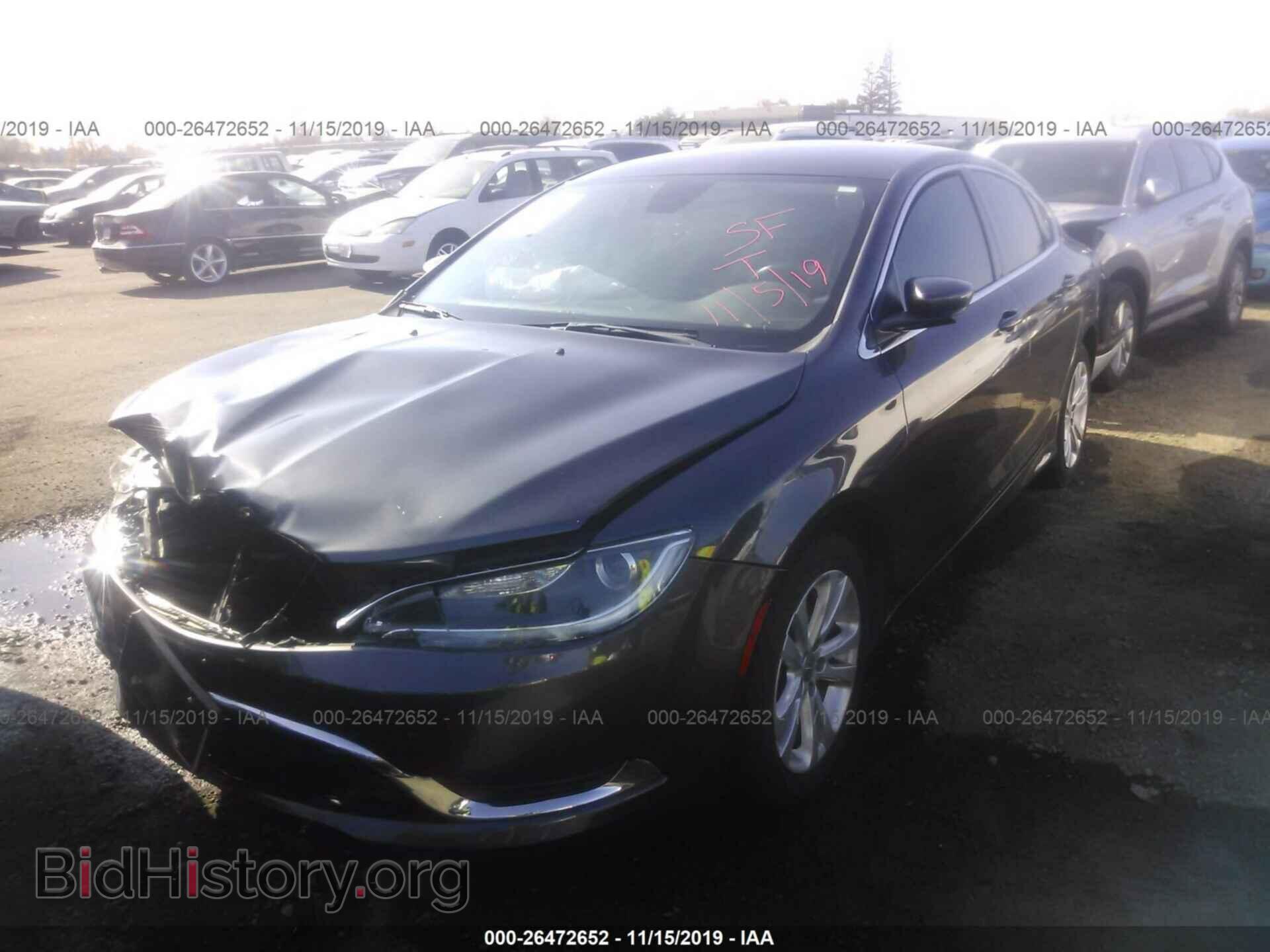 2015 CHRYSLER 200 - VIN: 1C3CCCABXFN627312 - Фото 2