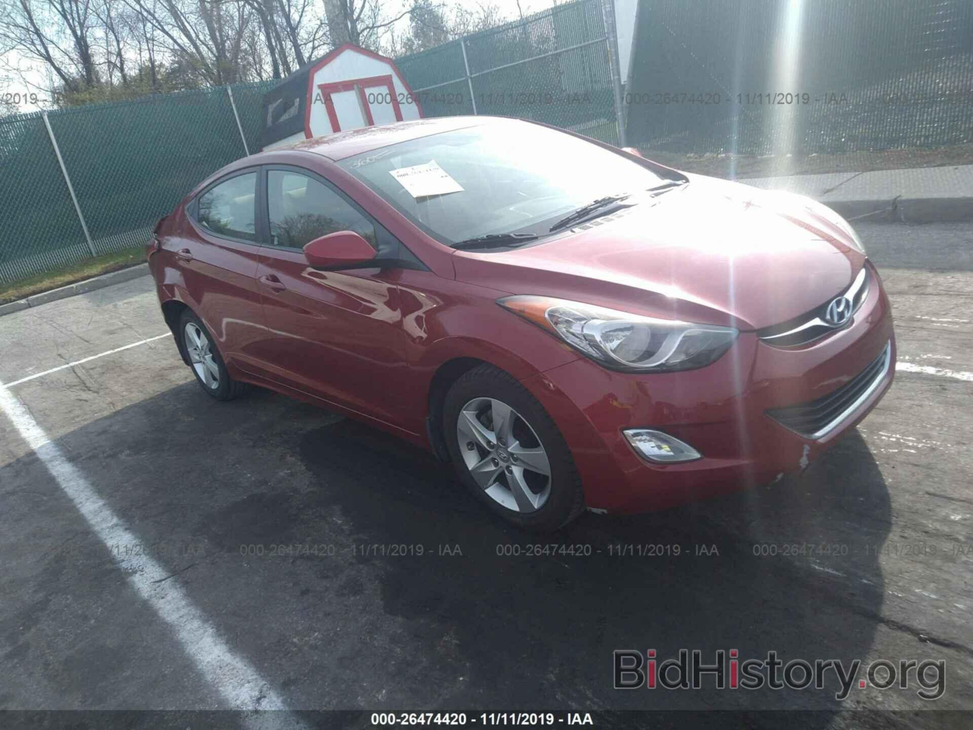 Photo KMHDH4AE8CU381813 - HYUNDAI ELANTRA 2012