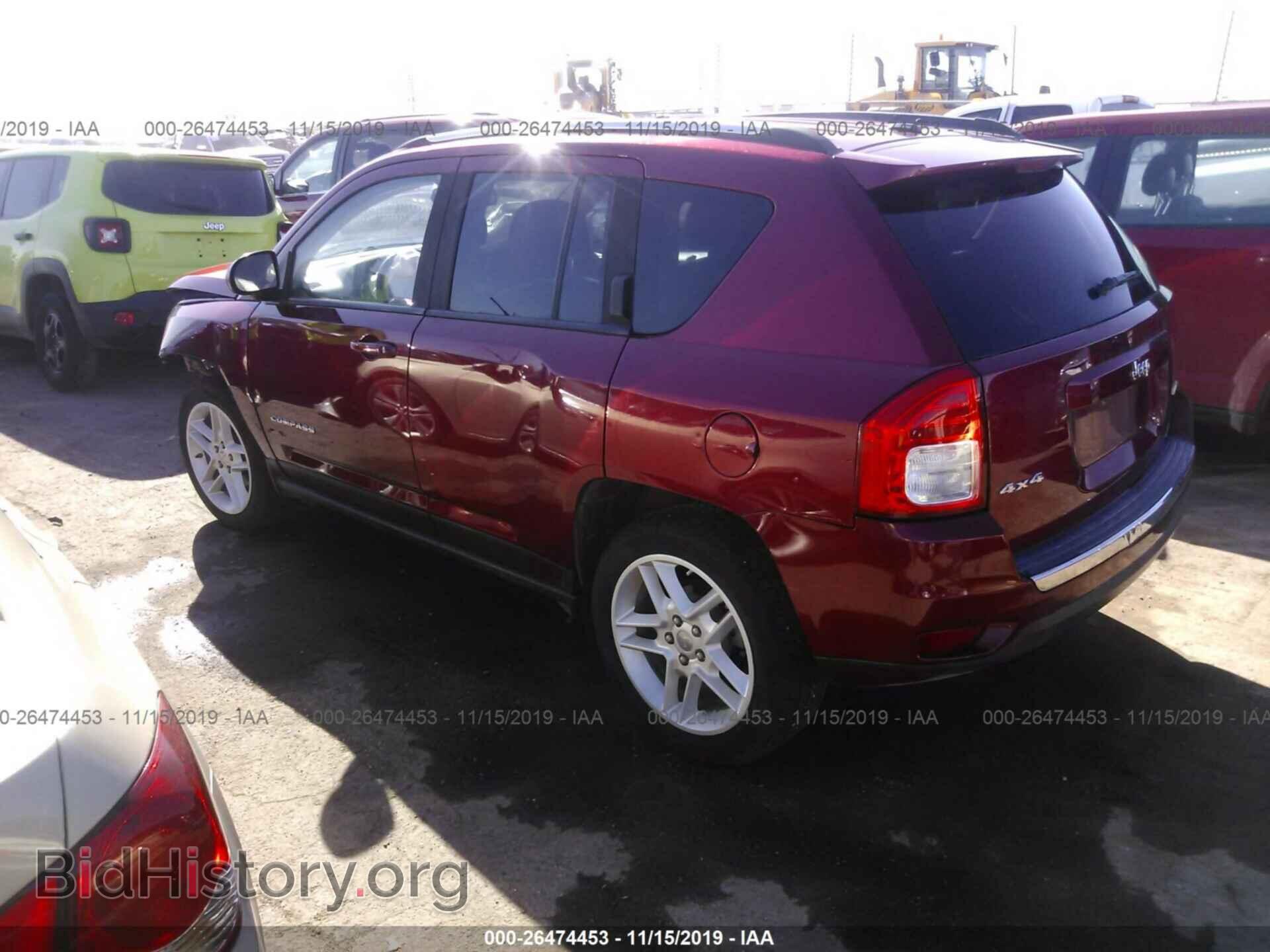 2012 JEEP COMPASS - VIN: 1C4NJDCB8CD590372 - Фото 3