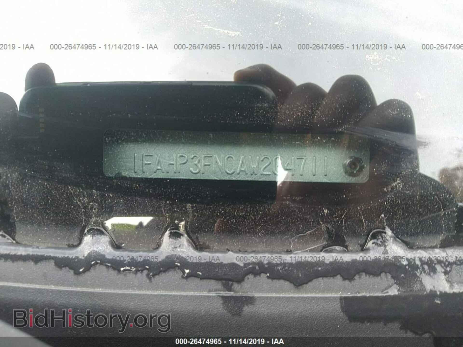 2010 FORD FOCUS - VIN: 1FAHP3FN0AW204711 - Фото 9