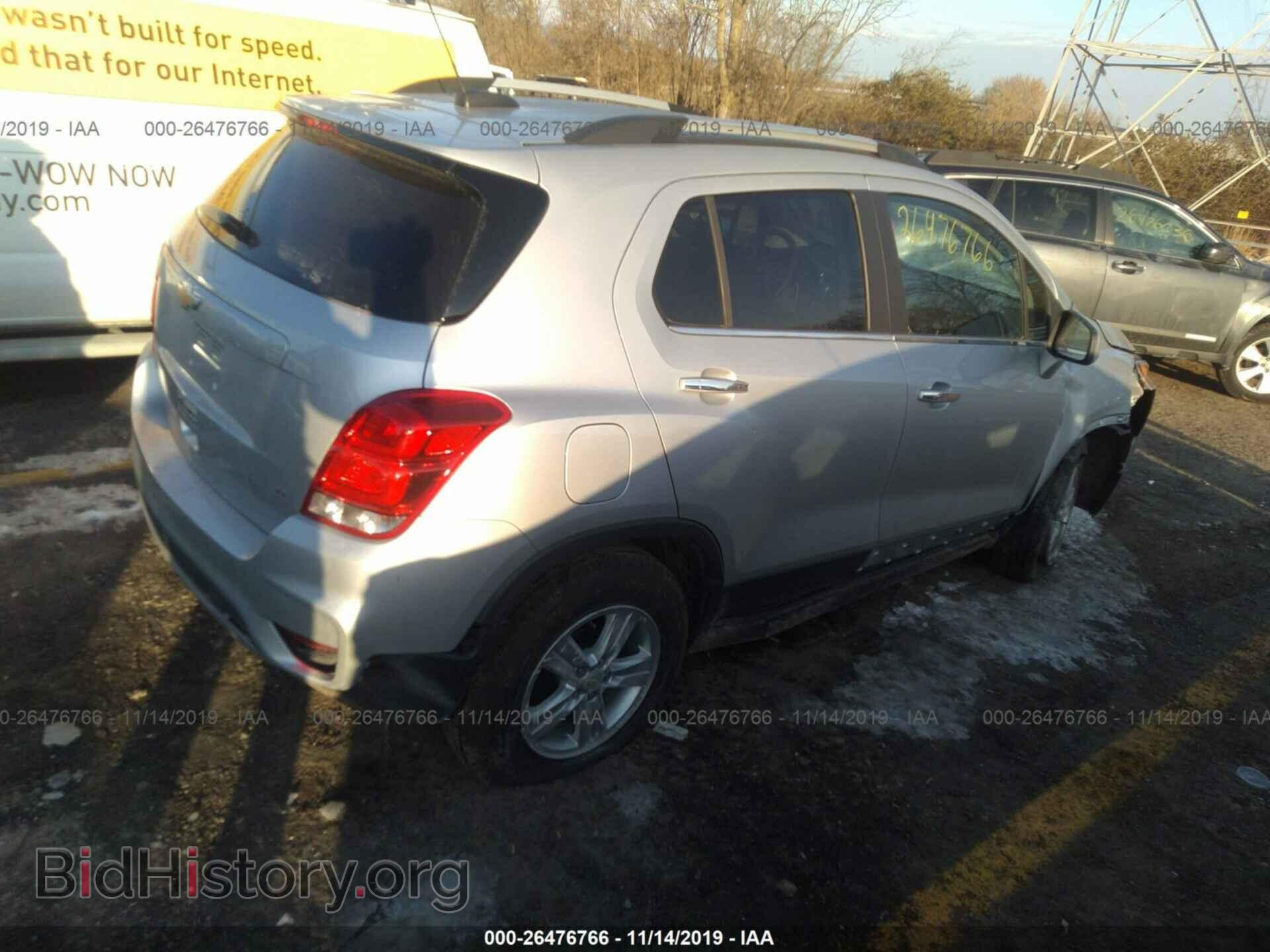 2019 CHEVROLET TRAX - VIN: 3GNCJLSB0KL130531 - Фото 4