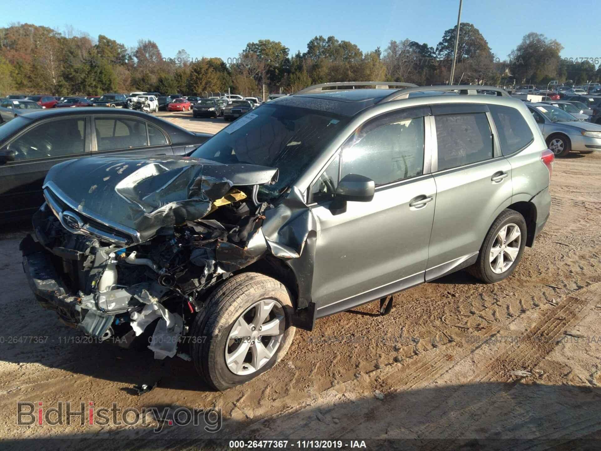 2014 SUBARU FORESTER - VIN: JF2SJAEC3EH479099 - Фото 2