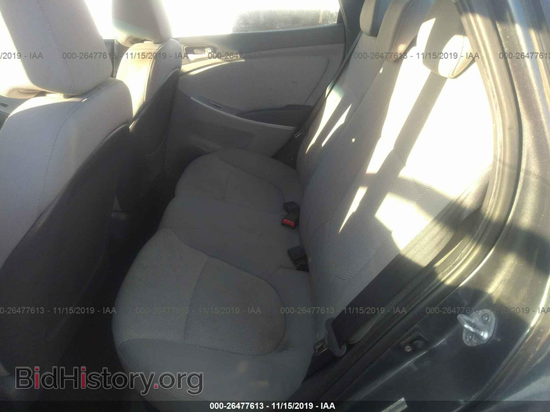 2012 HYUNDAI ACCENT - VIN: KMHCT4AE2CU078701 - Фото 8