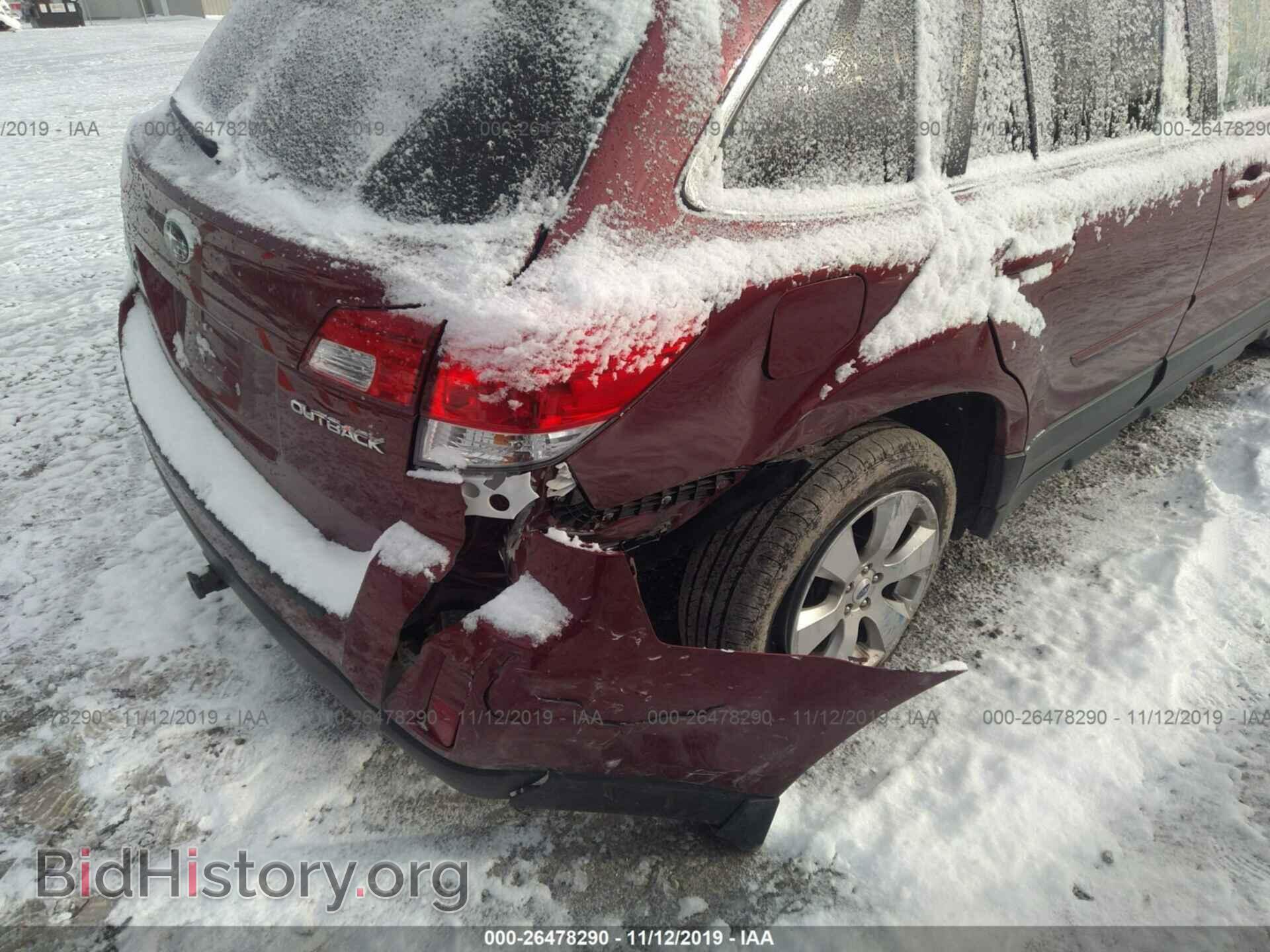 2012 SUBARU OUTBACK - VIN: 4S4BRCLCXC3286010 - Фото 6