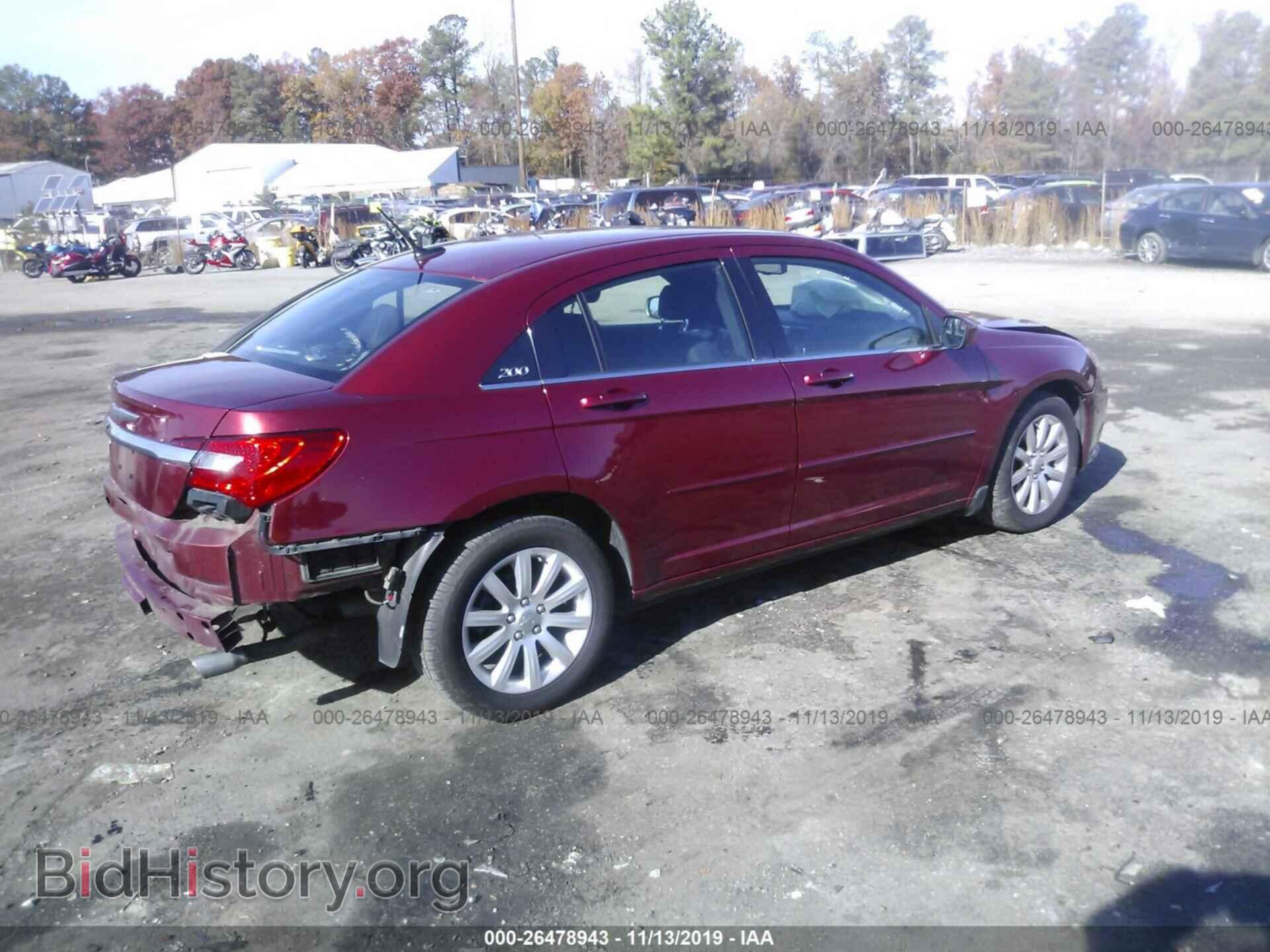 2013 CHRYSLER 200 - VIN: 1C3CCBBG2DN718849 - Фото 4