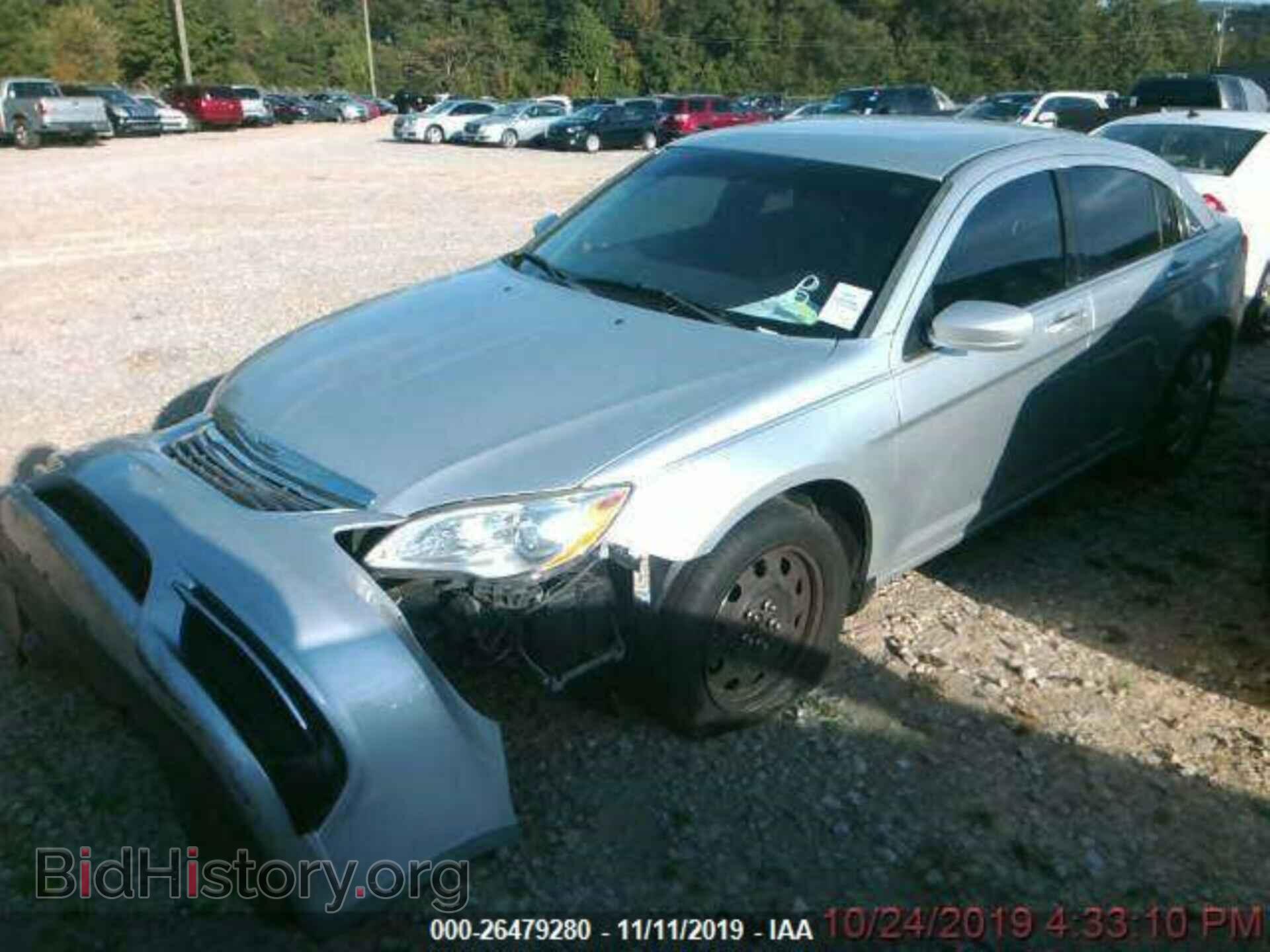 Фотография 1C3CCBAB7CN163787 - CHRYSLER 200 2012
