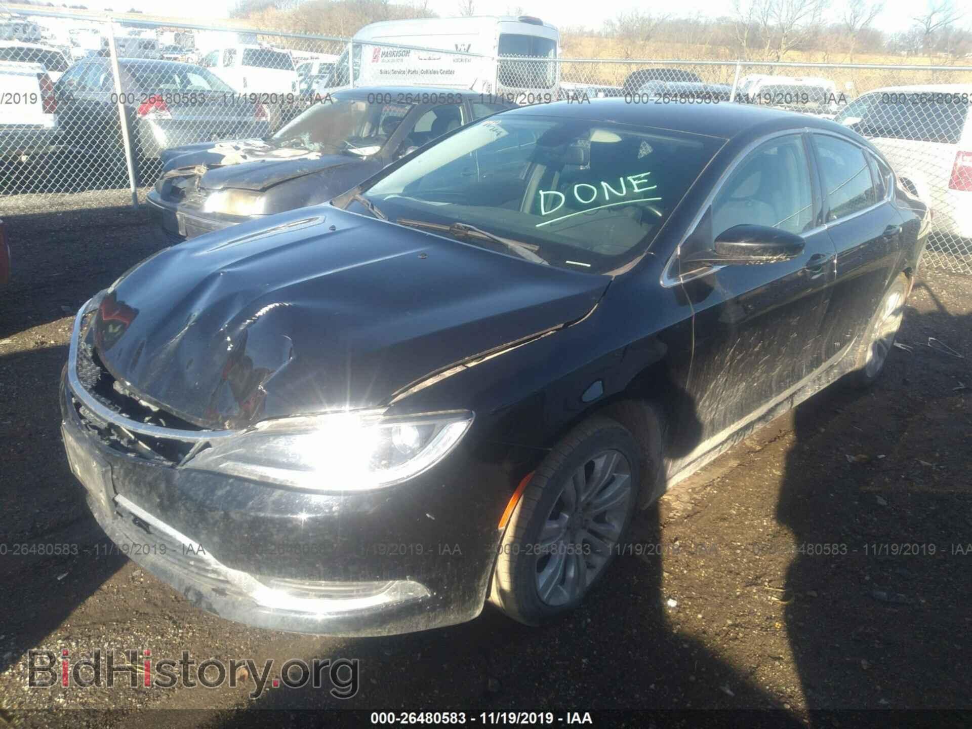 2015 CHRYSLER 200 - VIN: 1C3CCCAB2FN753342 - Фото 2