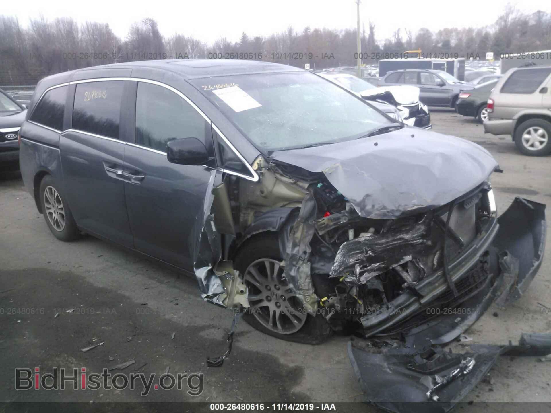 Фотография 5FNRL5H67BB020173 - HONDA ODYSSEY 2011