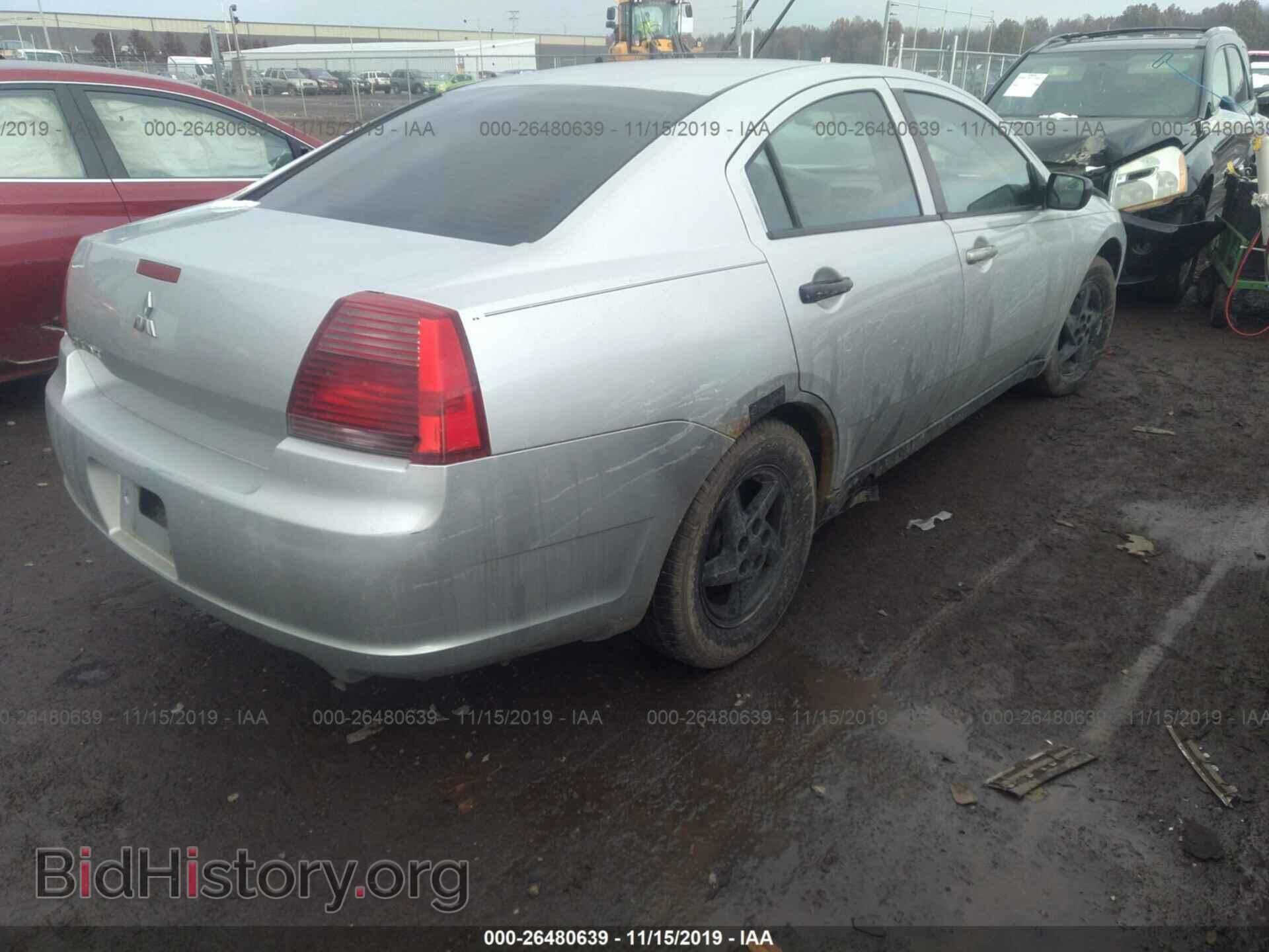 2007 MITSUBISHI GALANT - VIN: 4A3AB36F77E039920 - Фото 4