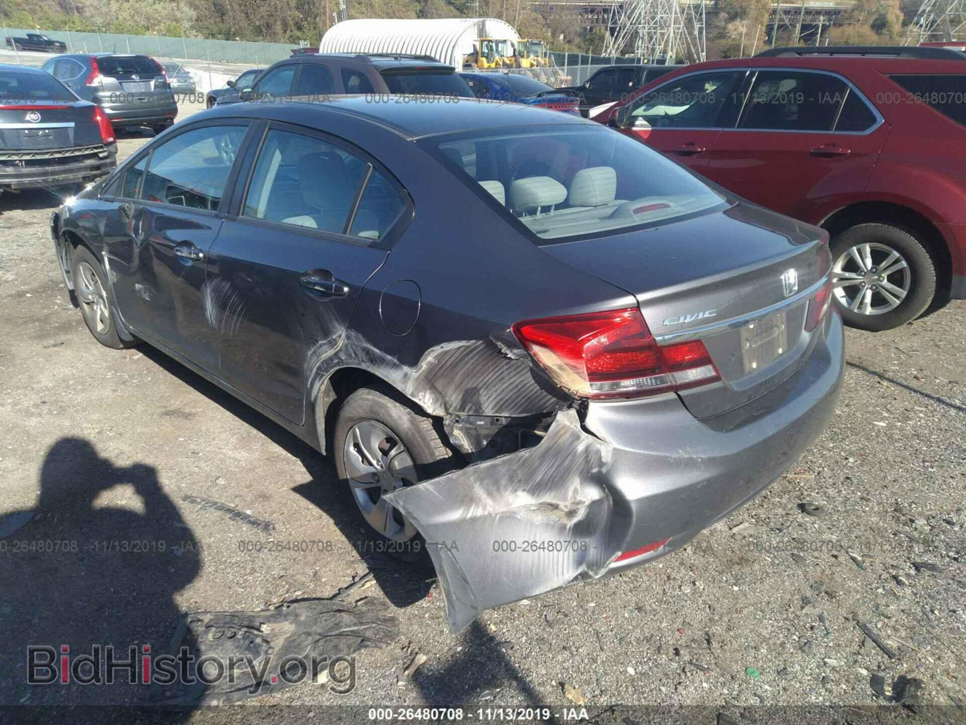 2013 Honda Civic - VIN: 19XFB2F51DE272136 - Фото 3