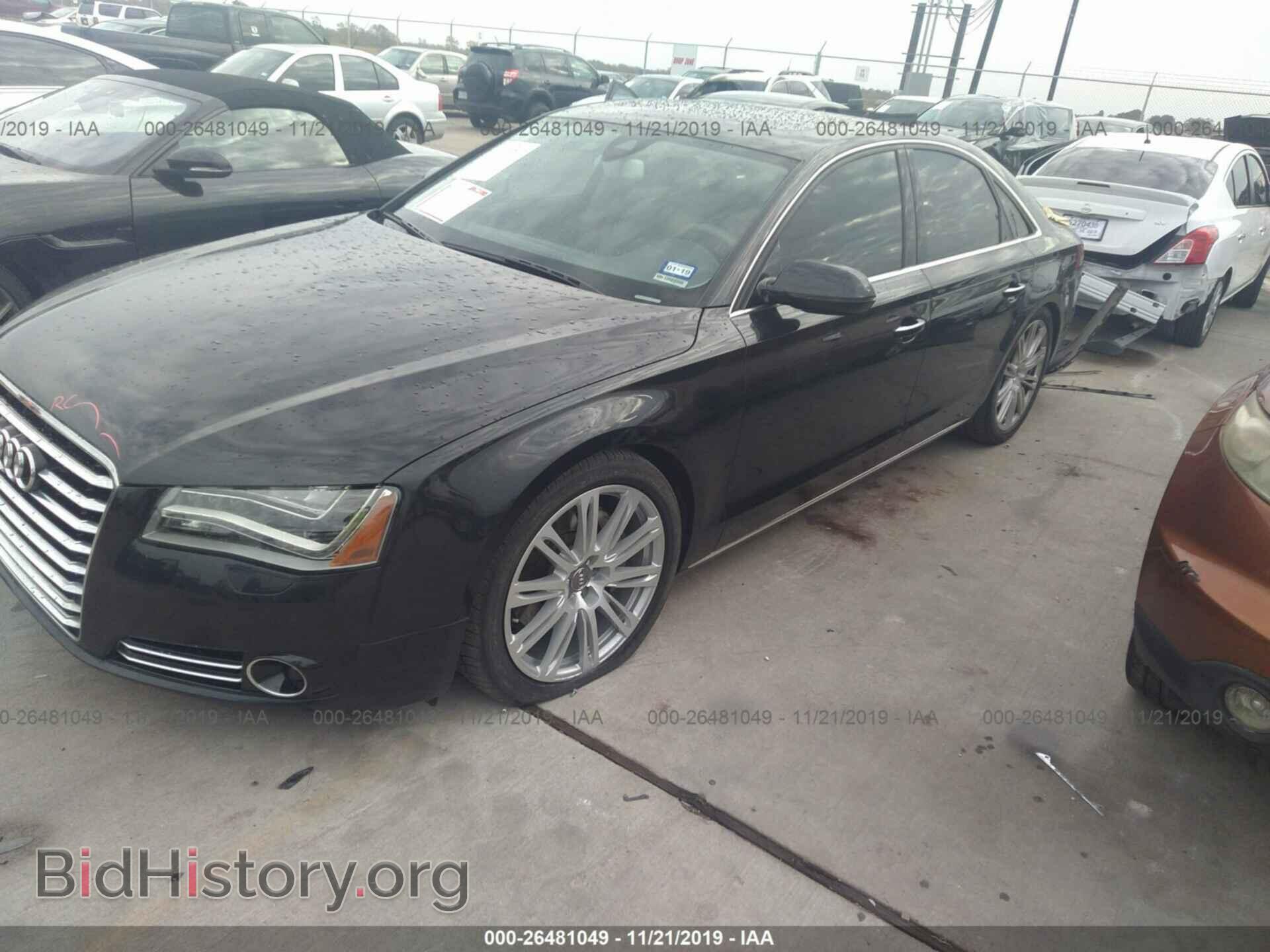 2013 AUDI A8 - VIN: WAUAGAFD5DN005684 - Фото 2