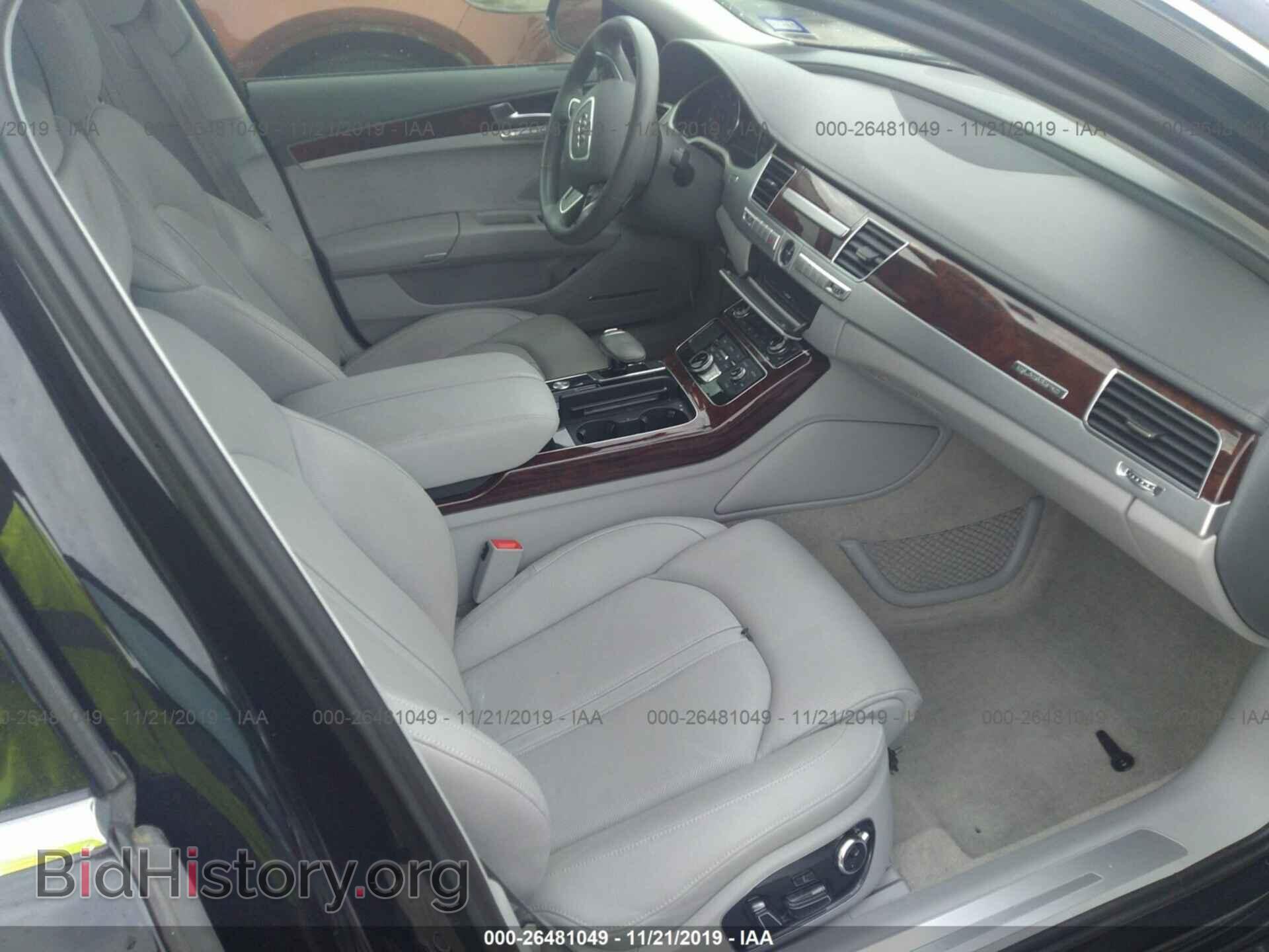2013 AUDI A8 - VIN: WAUAGAFD5DN005684 - Фото 5
