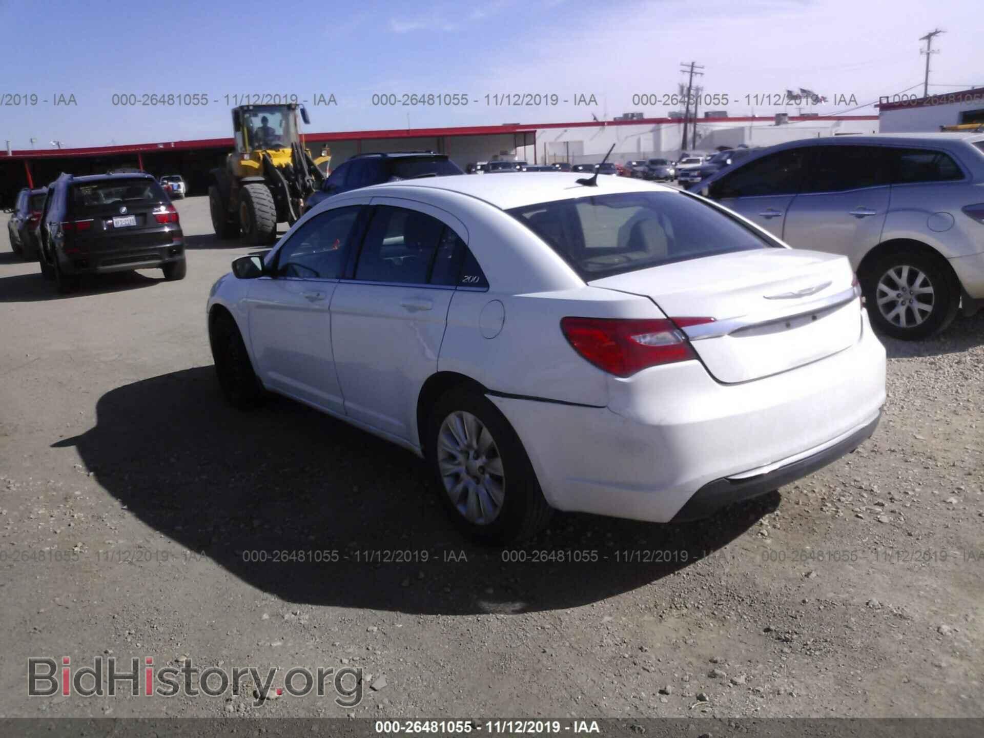 2012 CHRYSLER 200 - VIN: 1C3CCBAB3CN104655 - Фото 3