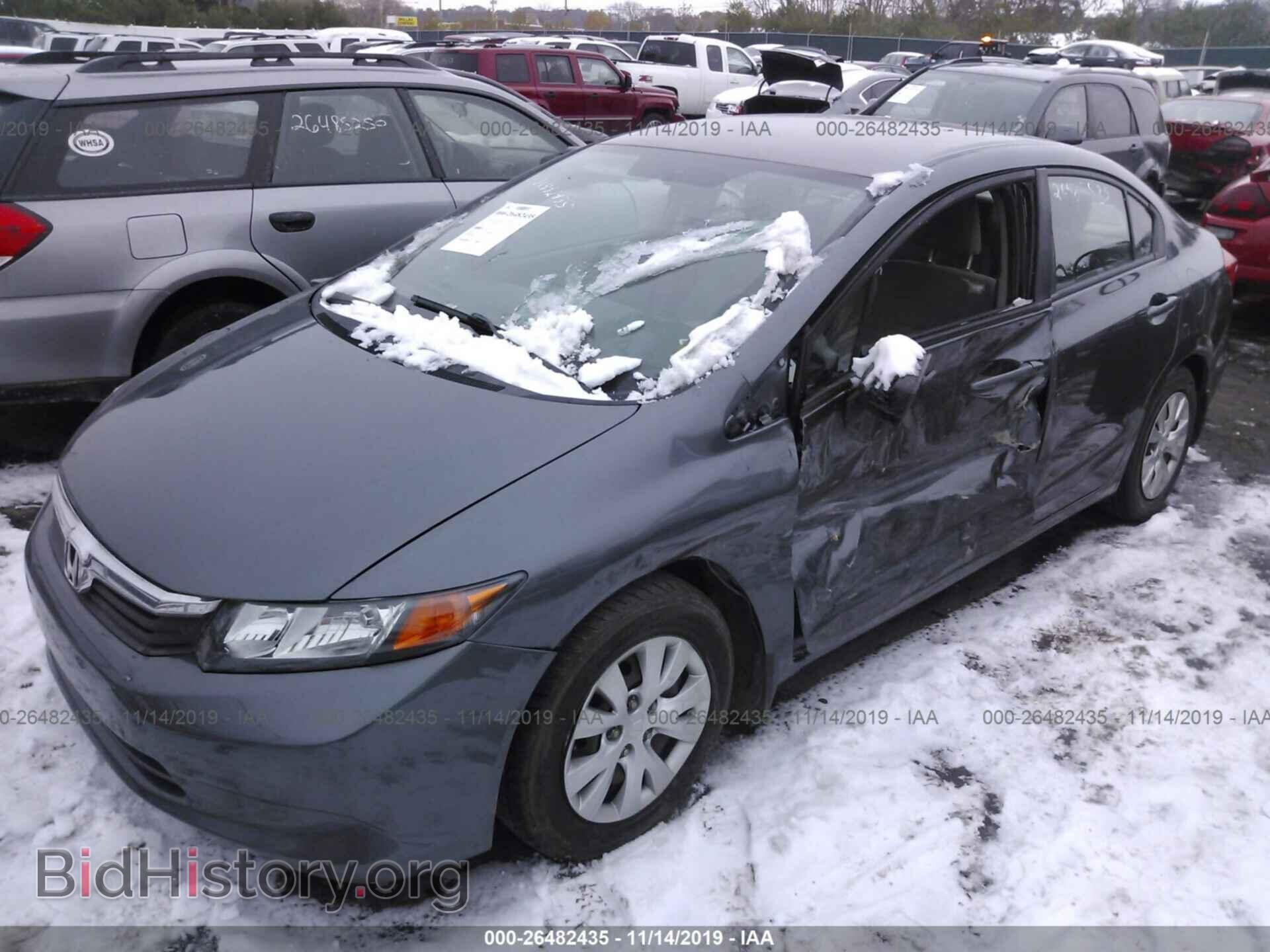 2012 HONDA CIVIC - VIN: 19XFB2F59CE049633 - Фото 2