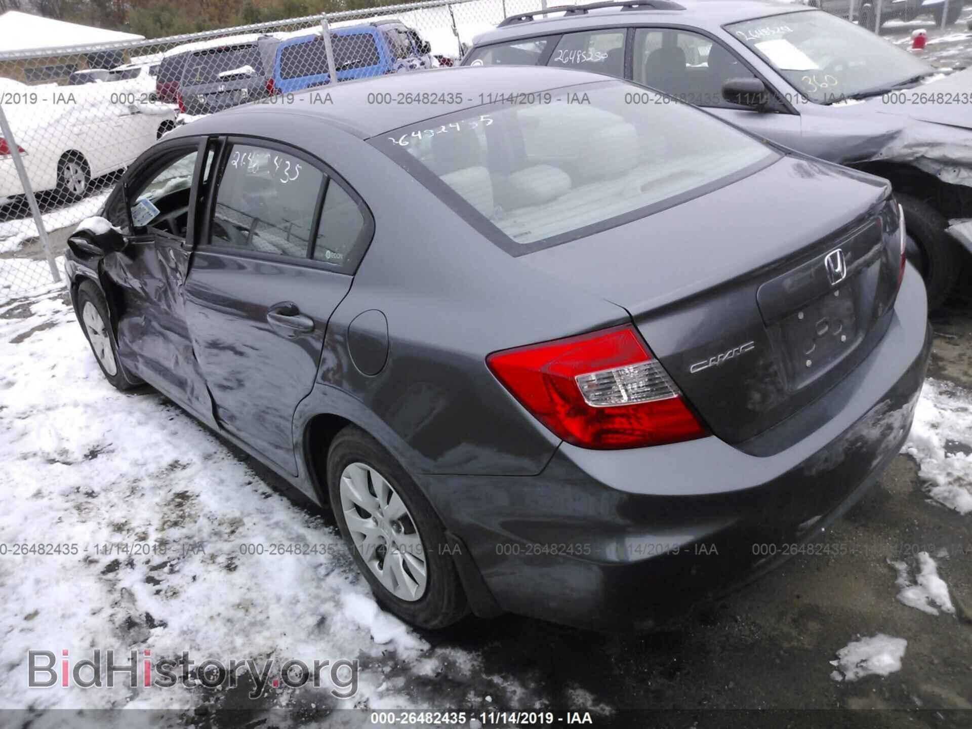 2012 HONDA CIVIC - VIN: 19XFB2F59CE049633 - Фото 3